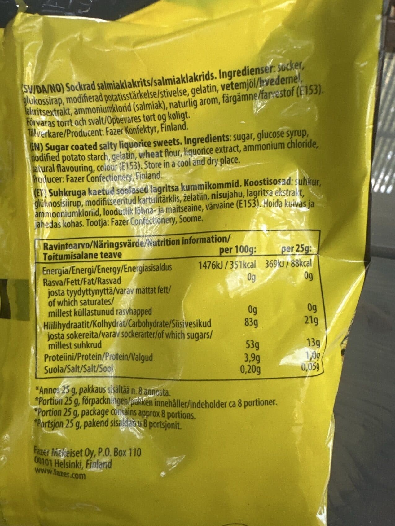 Fazer Pantteri packshot