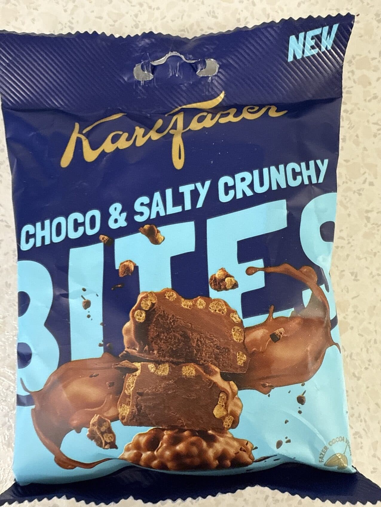 Karl Fazed Chico & Salty Crunchy Bites packshot