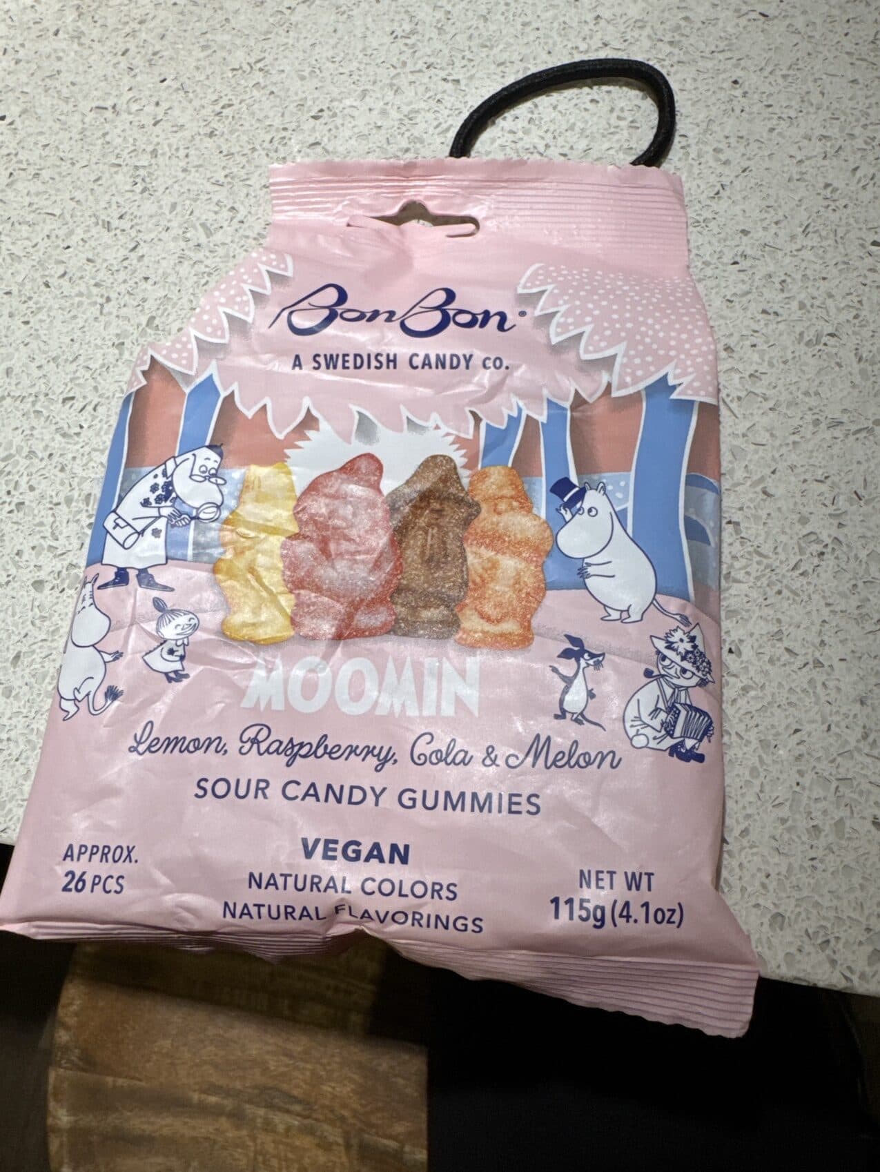 BonBon Moomin Sour Candy Gummies packshot