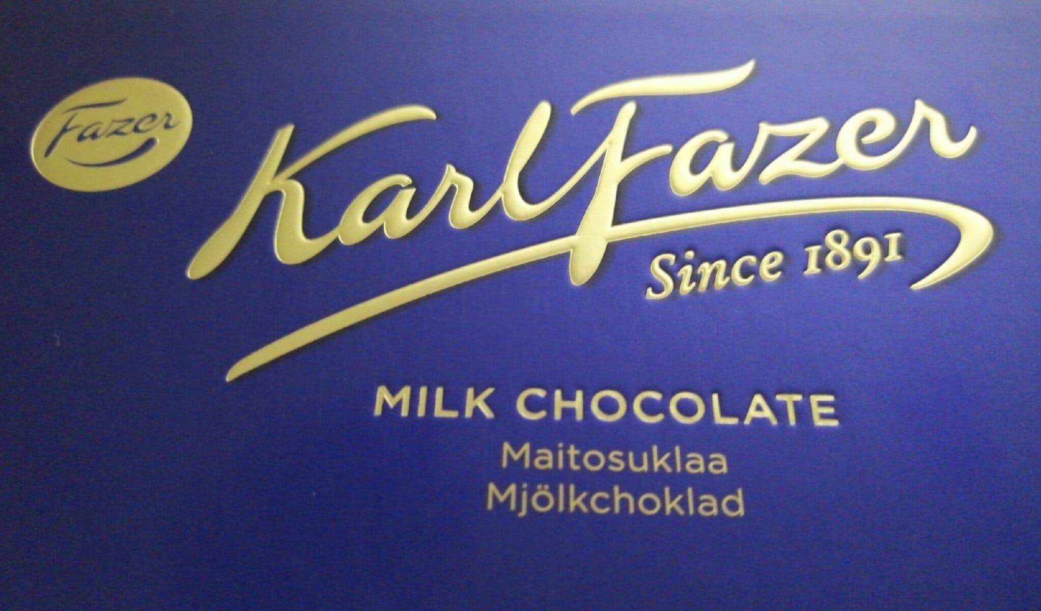 Fazer Milk Chocolate packshot