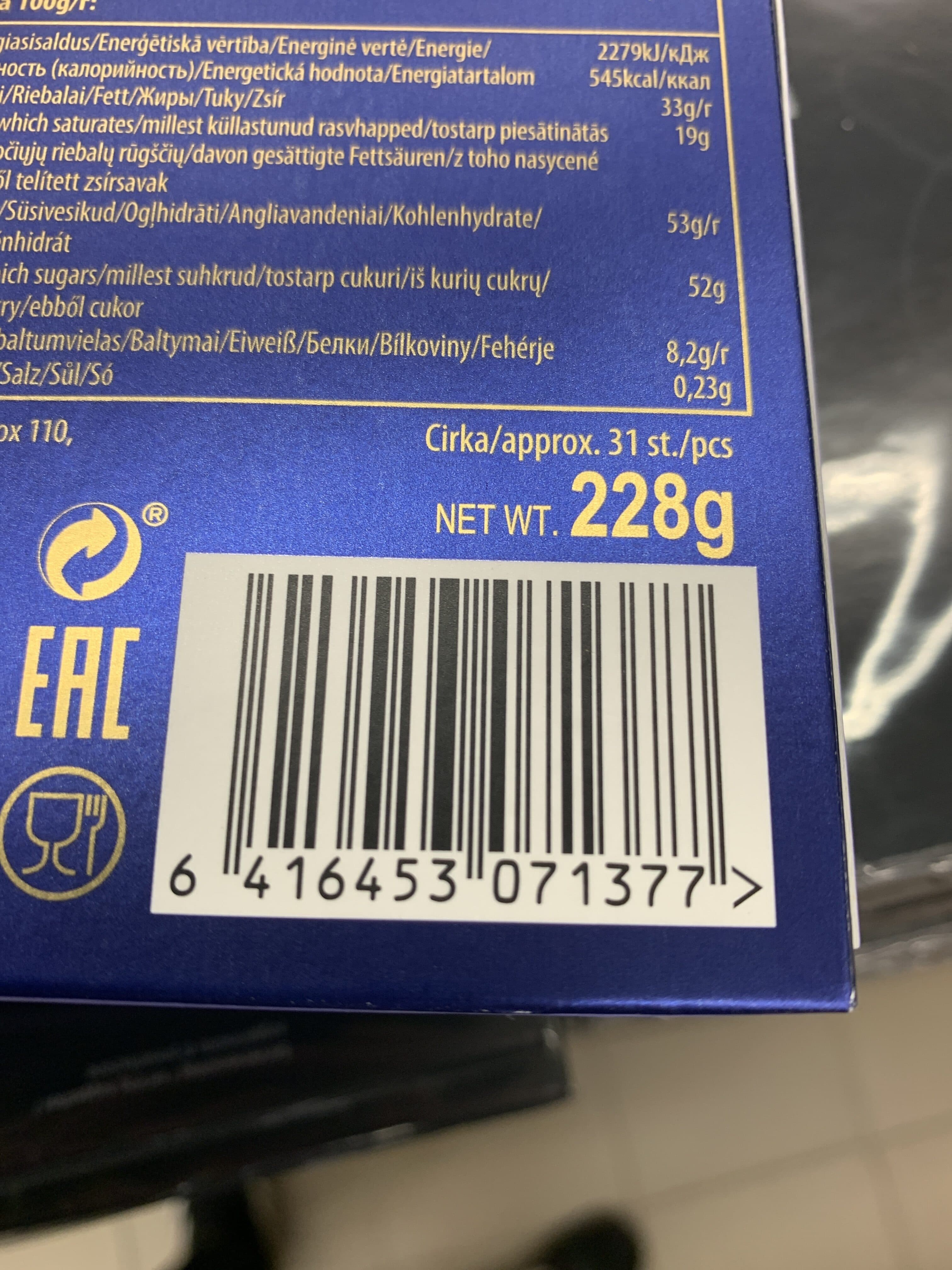Fazer 6416453071377 packshot