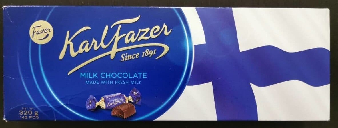 Fazer Karl Fazer Milk Chocolate packshot