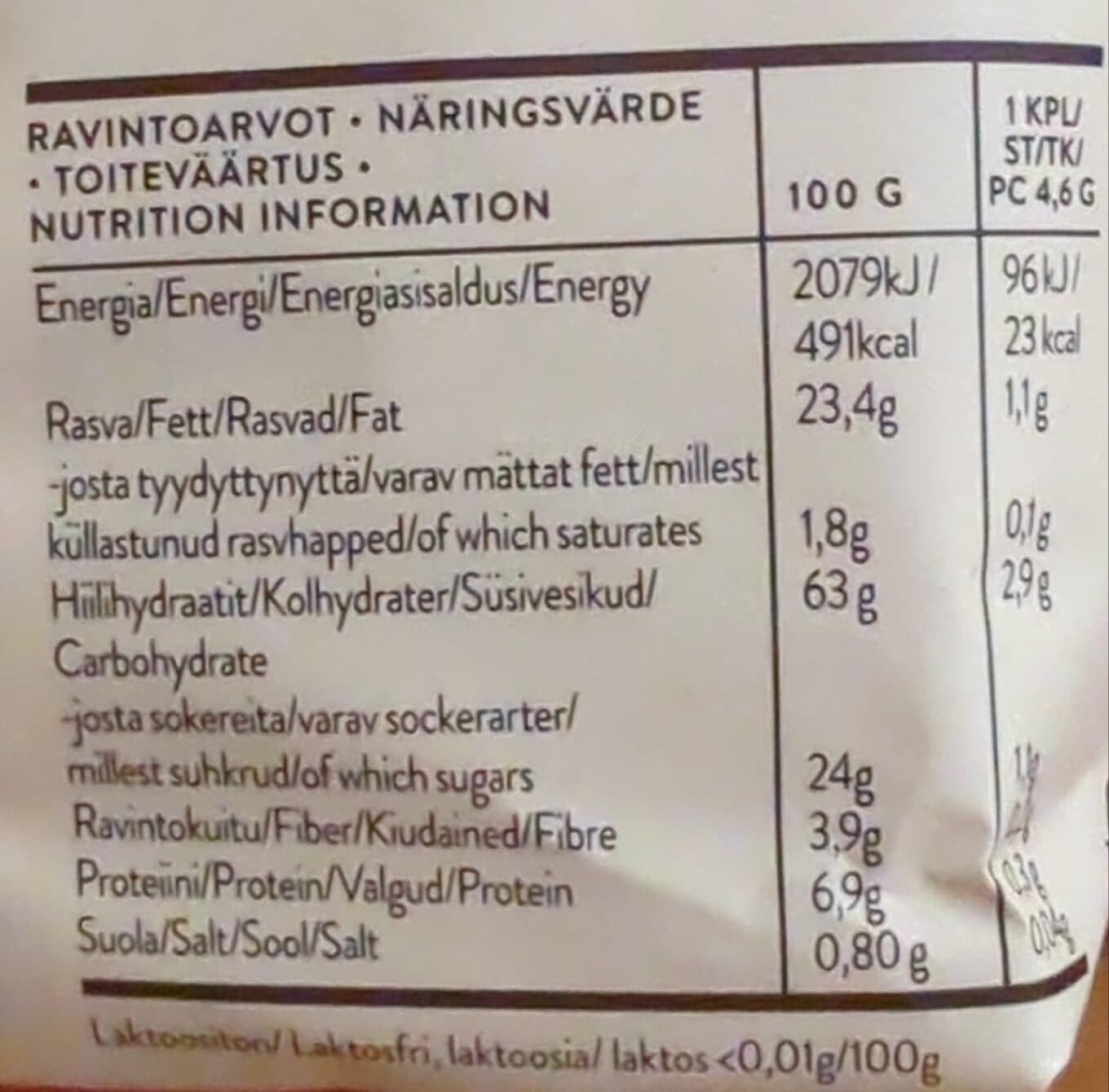 Jyväshyvä;Fazer Caramelized biscuits with cardamom and cinnamon packshot