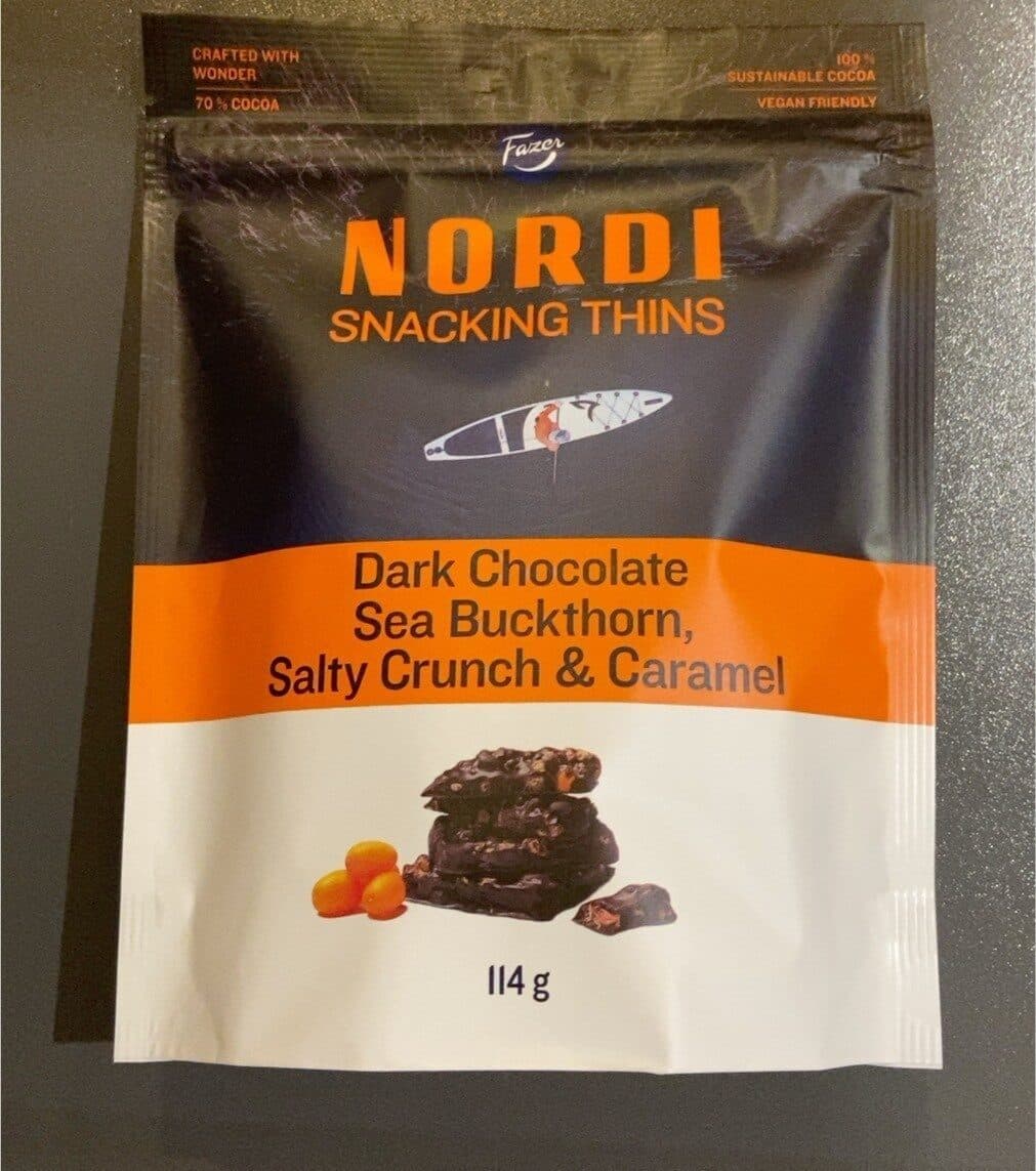 Fazer Nordi snacking thins packshot