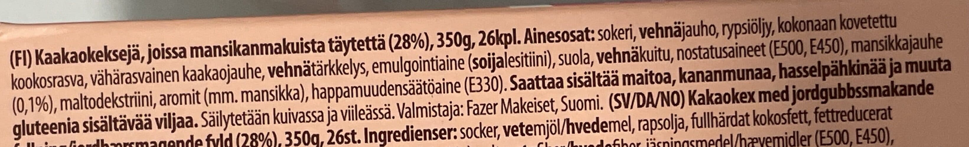 Fazer Domino Mansikka packshot
