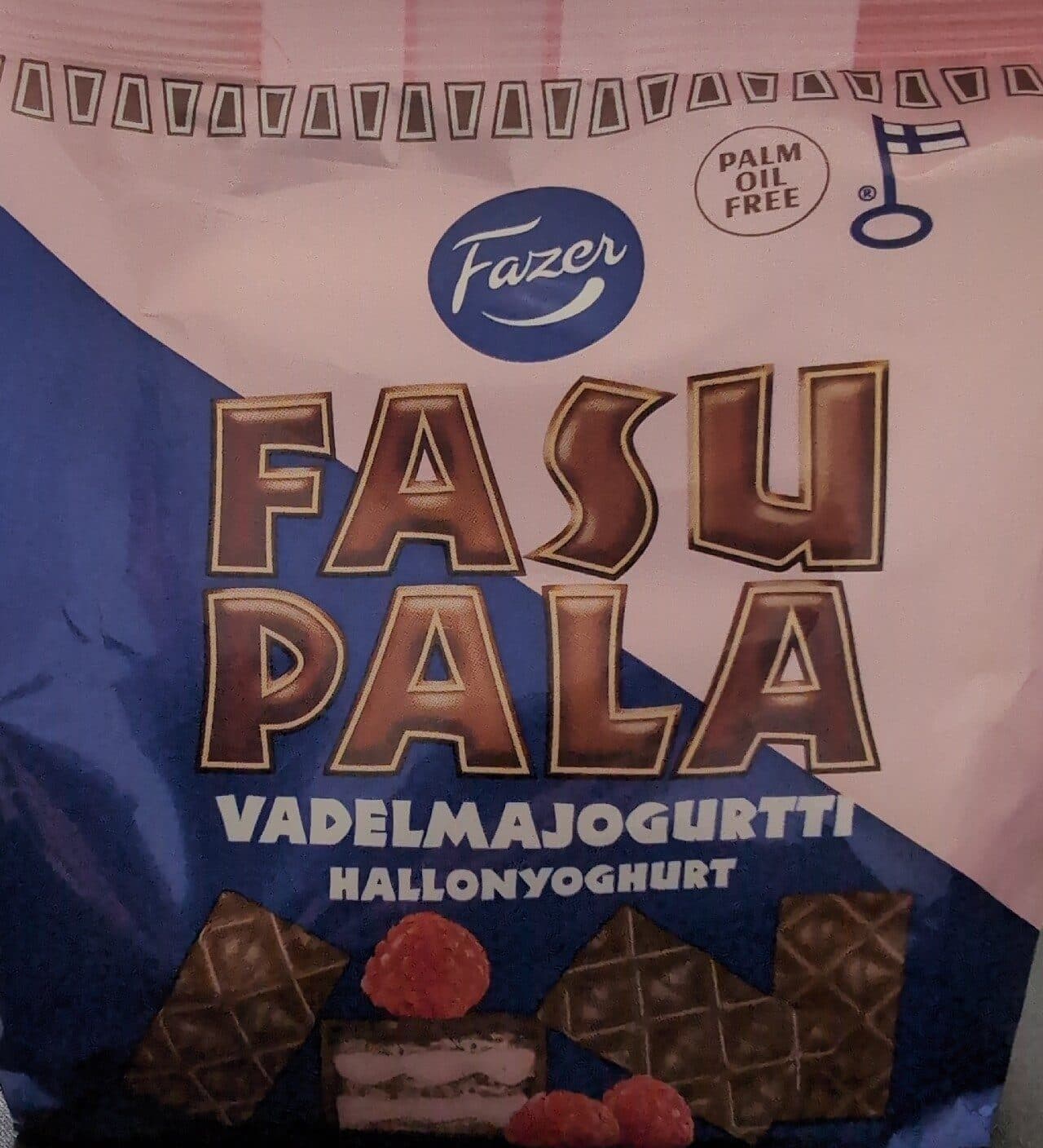 Fazer Fasu Pala Vadelmajogurtti packshot