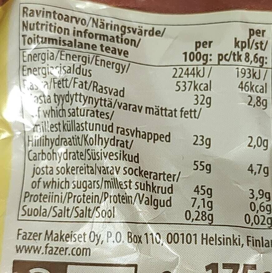 Fazer Pätkis Fasu Pala packshot