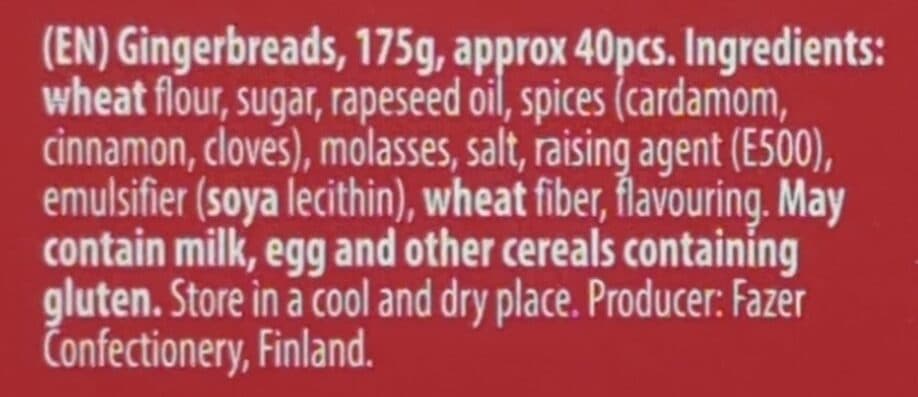 Fazer Gingerbread packshot