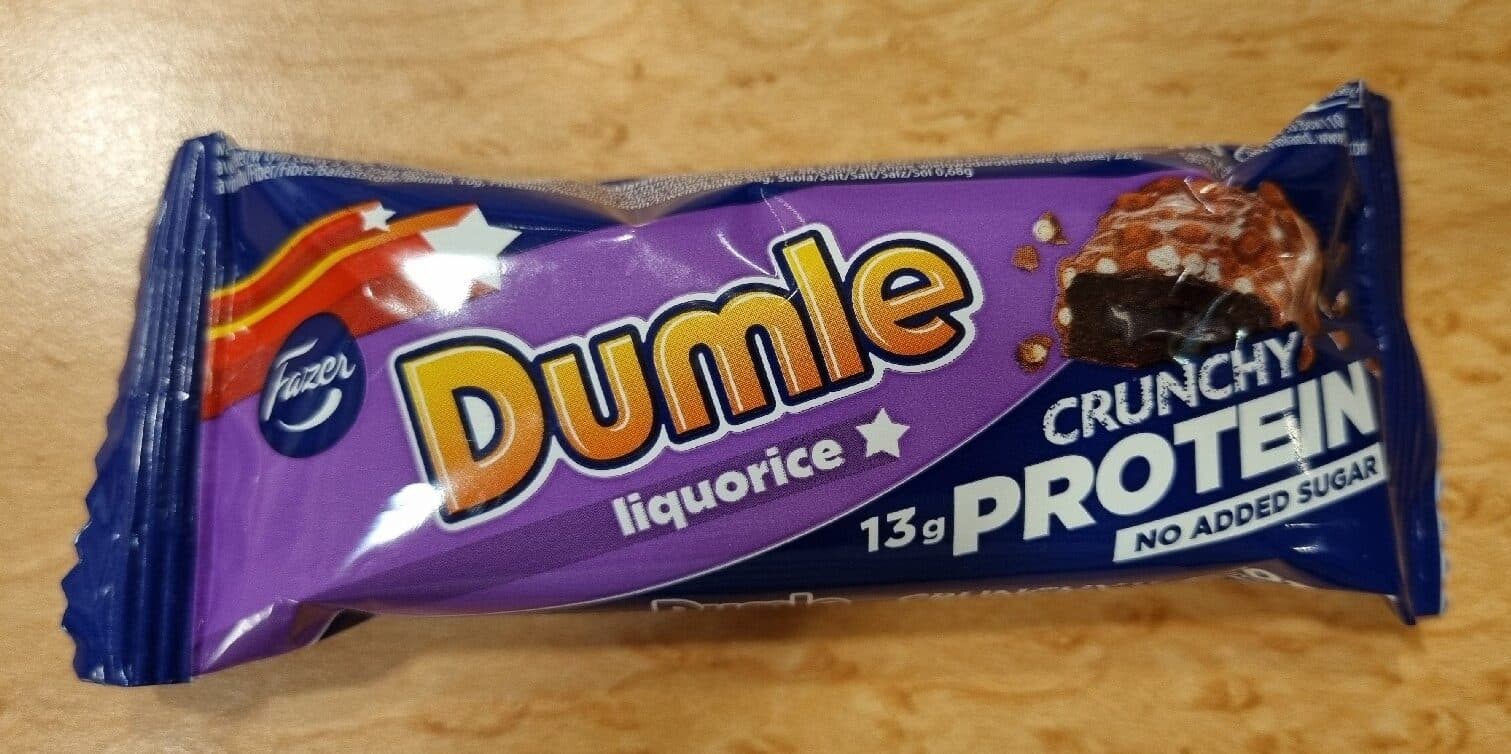 Fazer Dumle Licquorice Protein Bar packshot