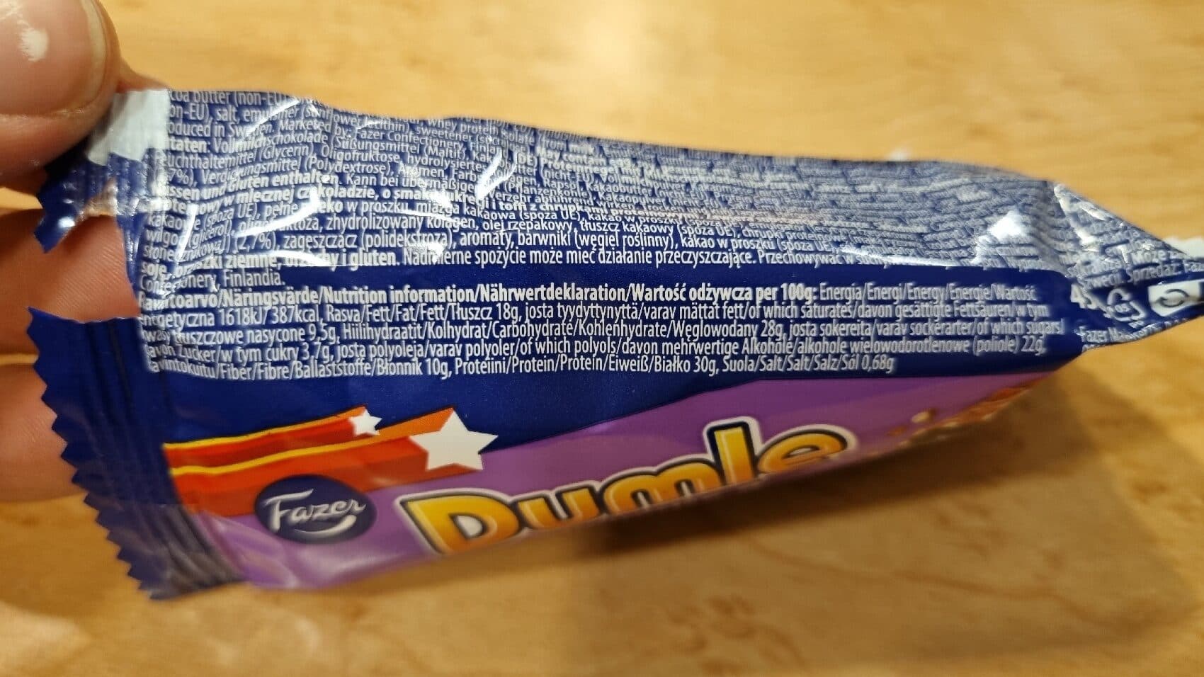 Fazer Dumle Licquorice Protein Bar packshot