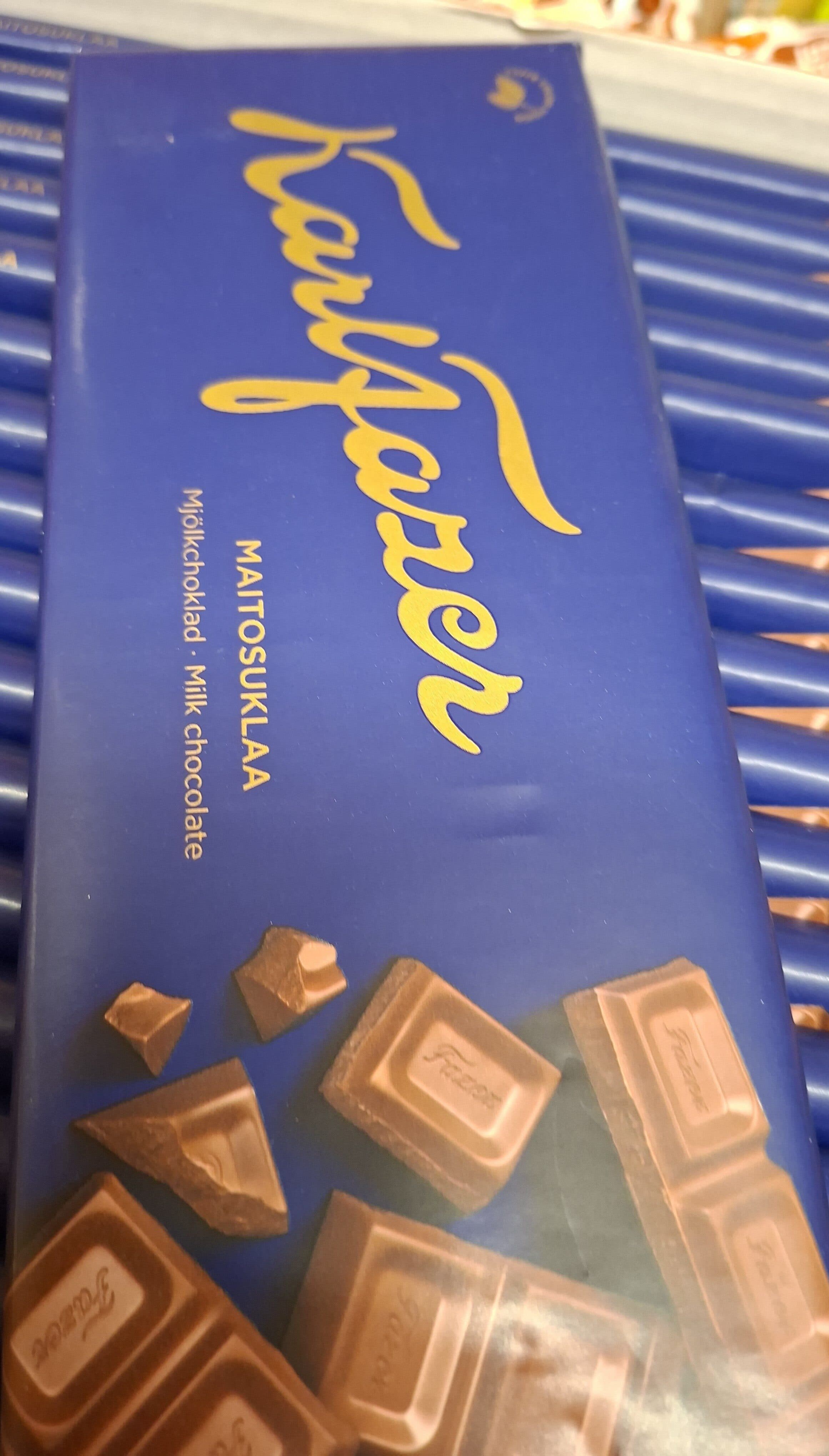 Karl Fazer Maitosuklaa packshot