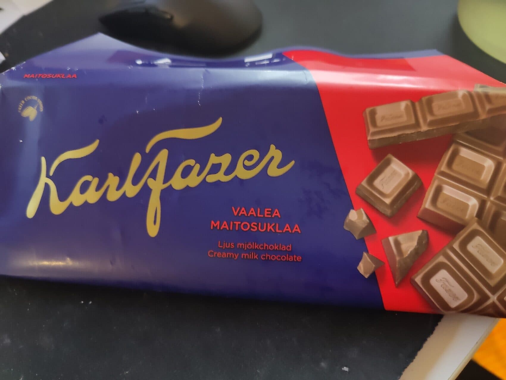 Fazer Vaalea Maitosuklaa packshot