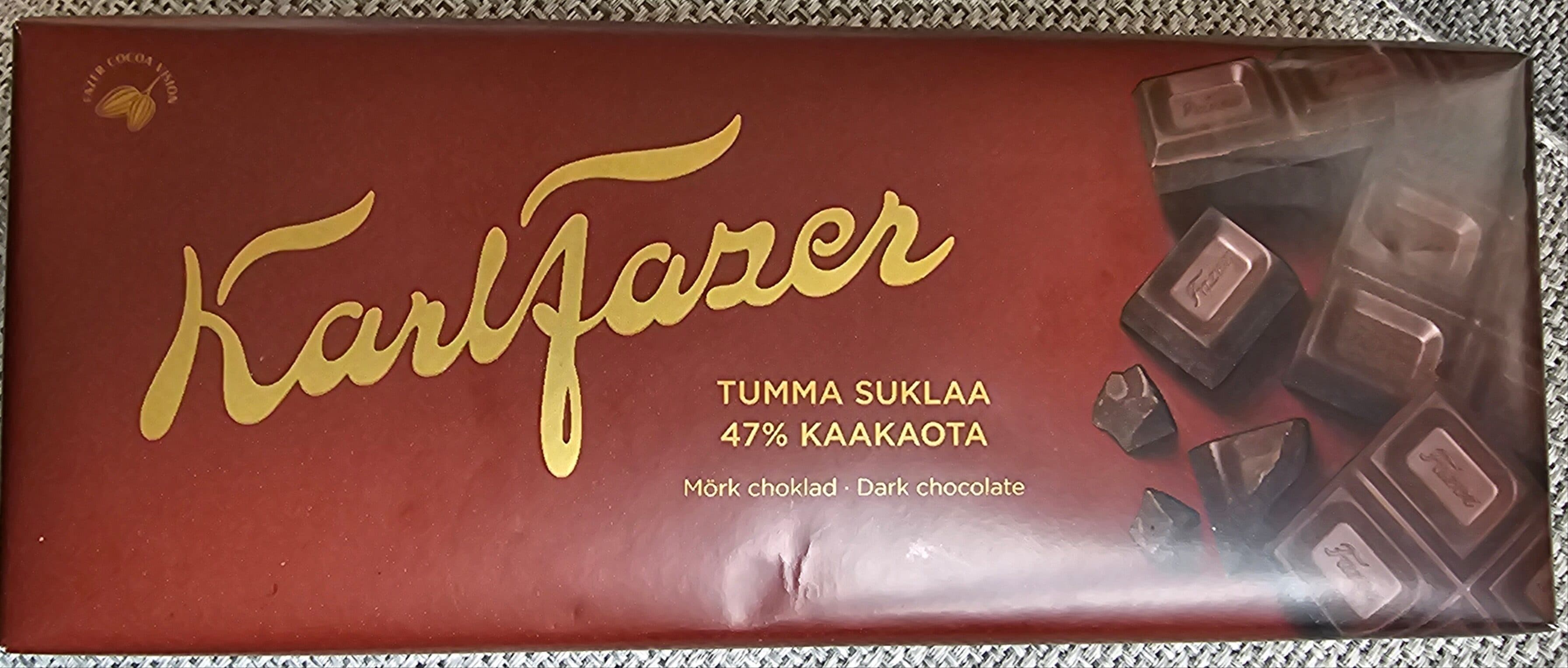 Fazer Tumma Suklaa 47% packshot