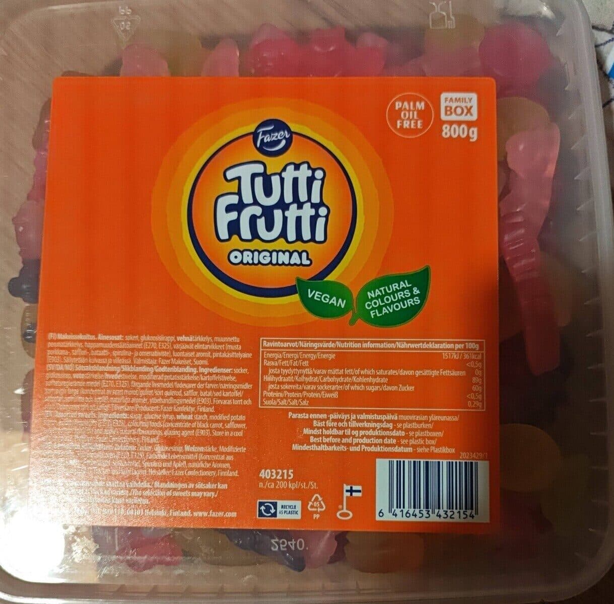 Fazer Tutti Frutti Original packshot