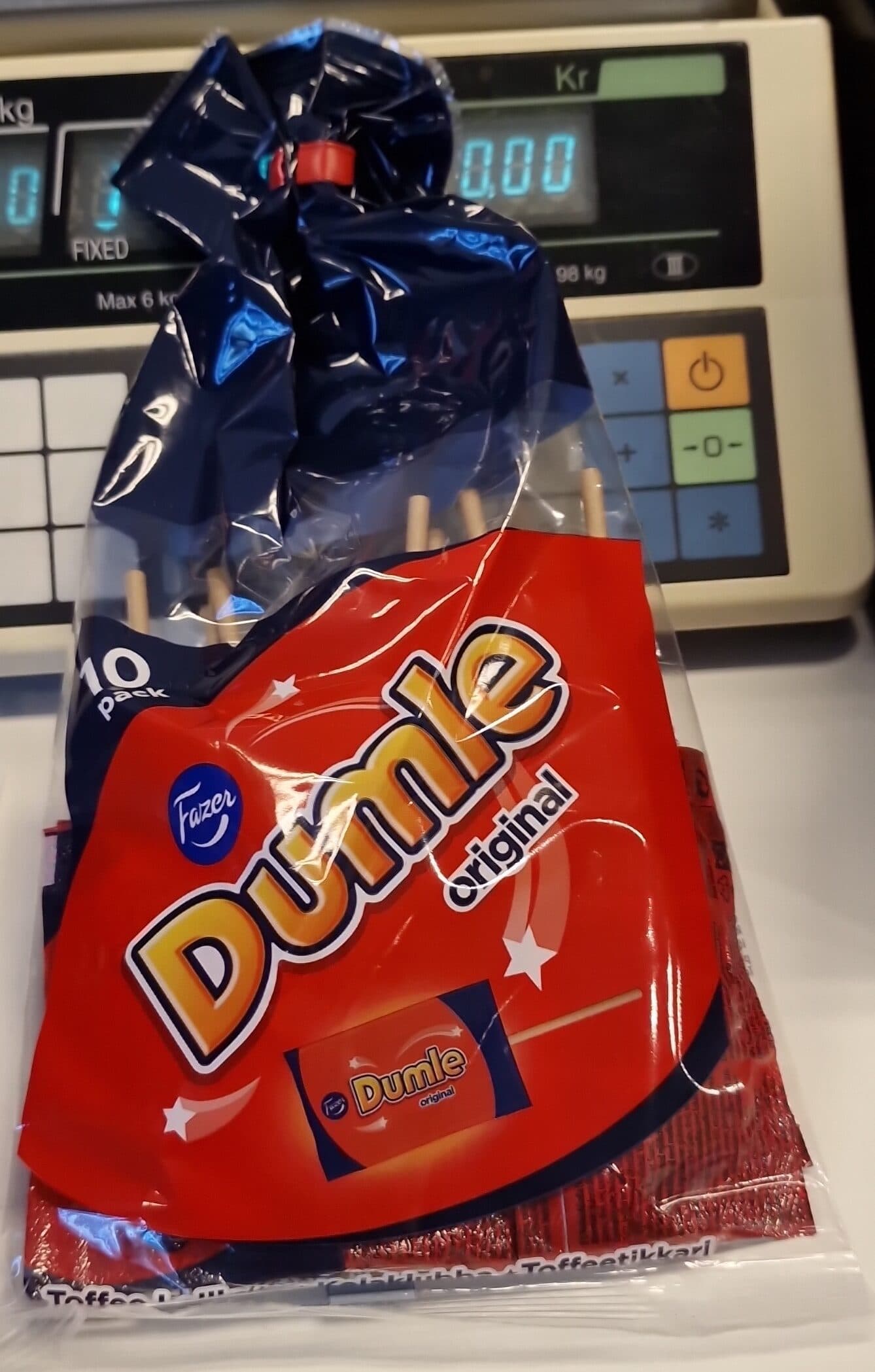 Fazer Dumle toffeeklubba packshot