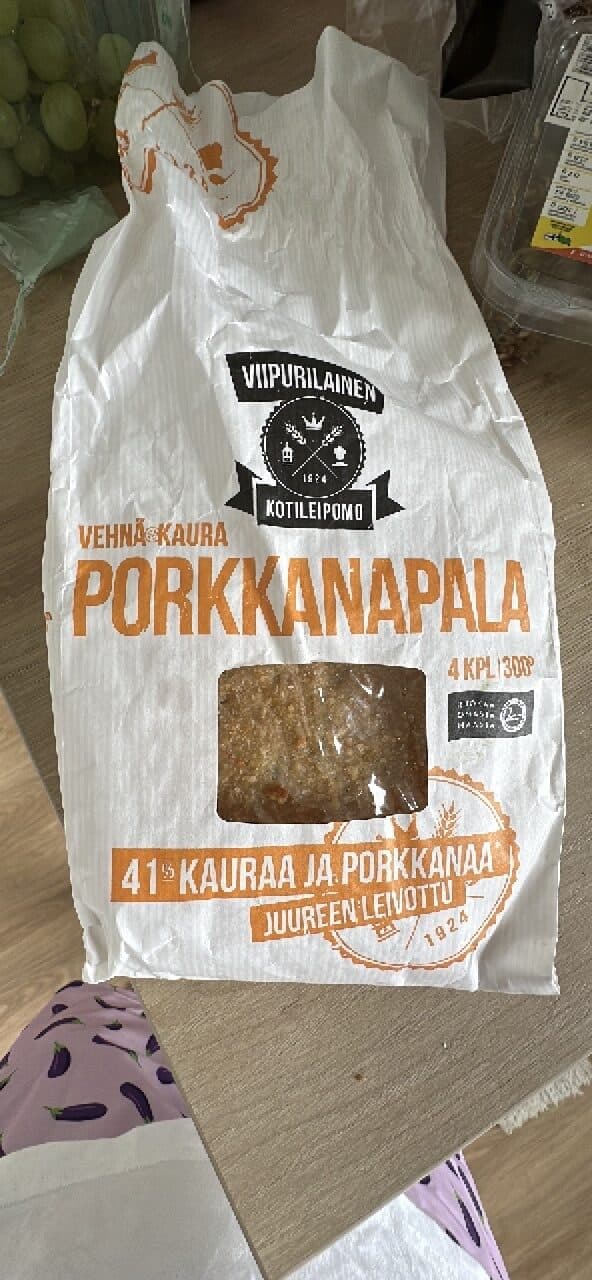 Viipurilainen Kotileipomo Vehnä Kaura Porkkanapala packshot