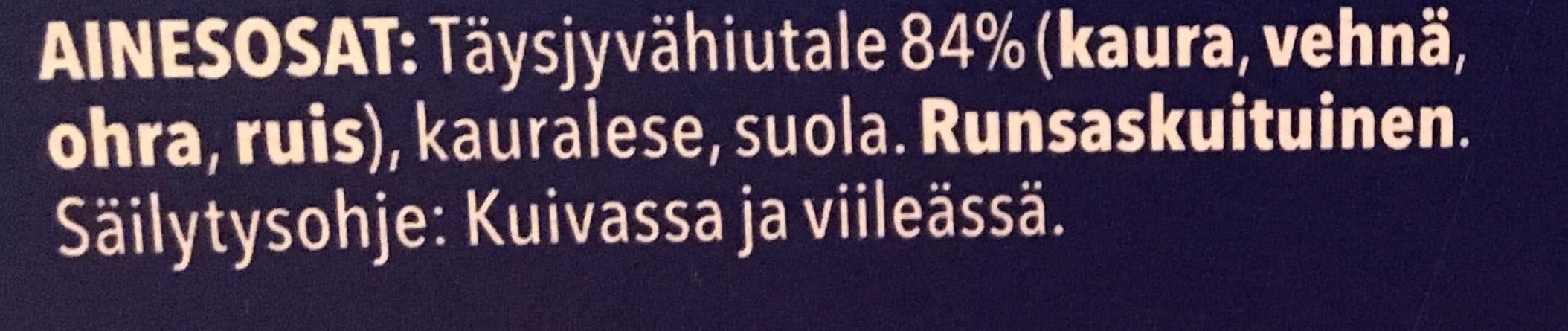 Elovena Elovena Annospikapuuro Täysjyvähiutale 4 Viljaa packshot