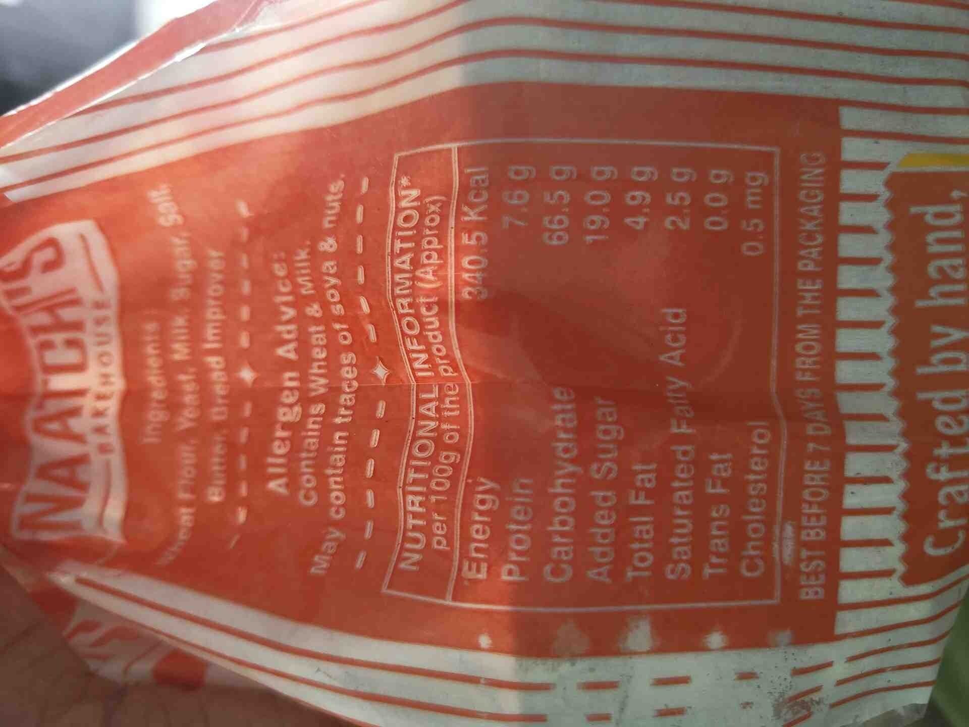 NAACHI'S wheat bread packshot