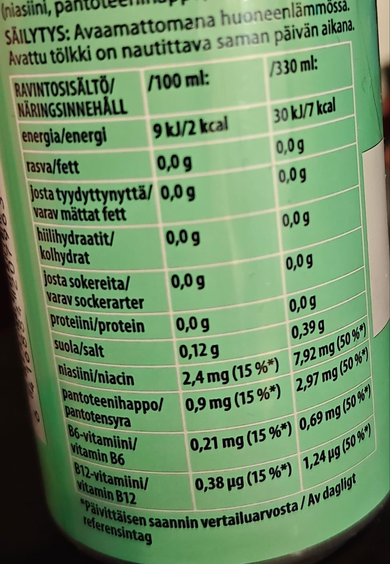 R Go! Lime-Sitruuna Sokeriton packshot