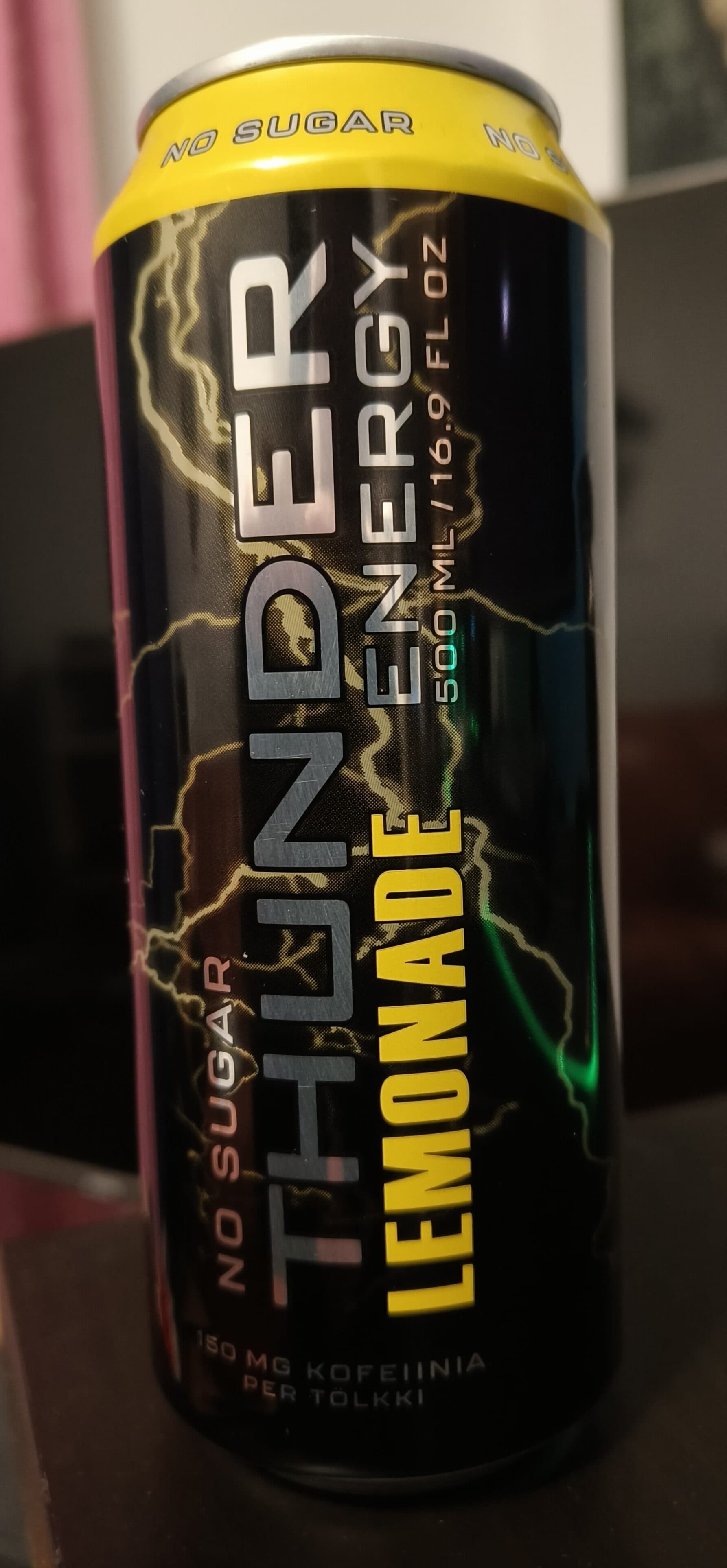 Thunder Energy Thunder Energy Lemonade (no sugar) packshot