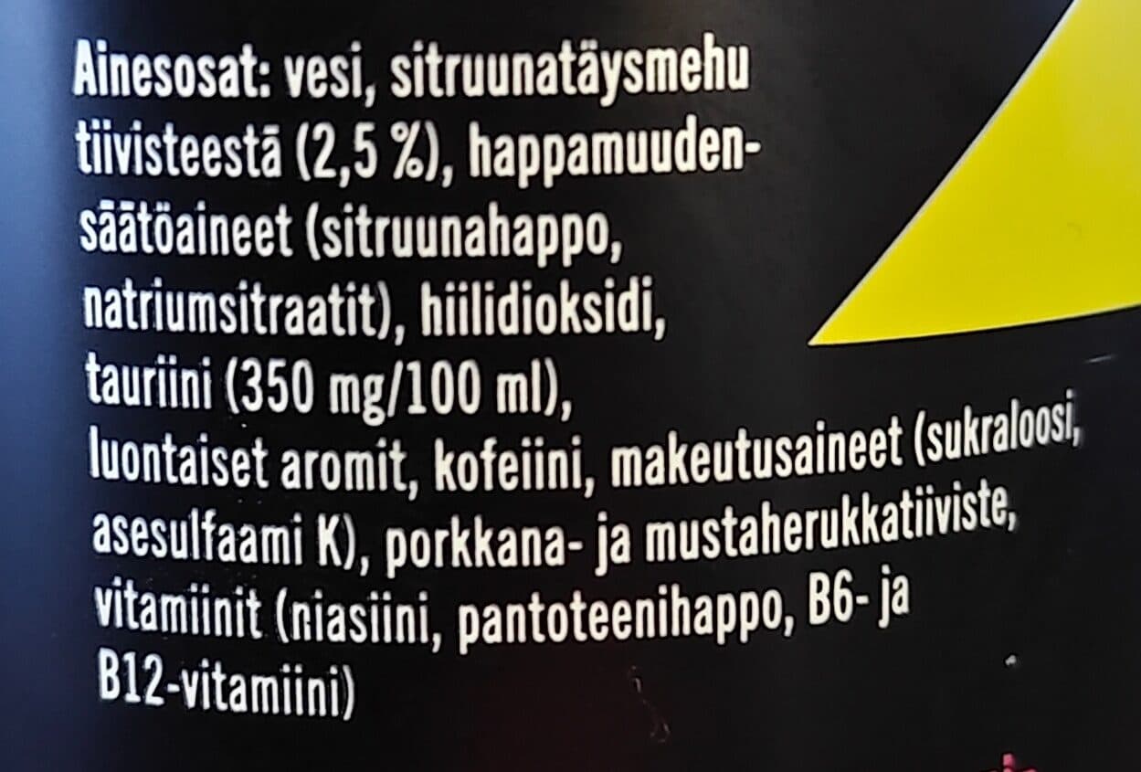 Thunder Raspberry Twist Energy drink packshot