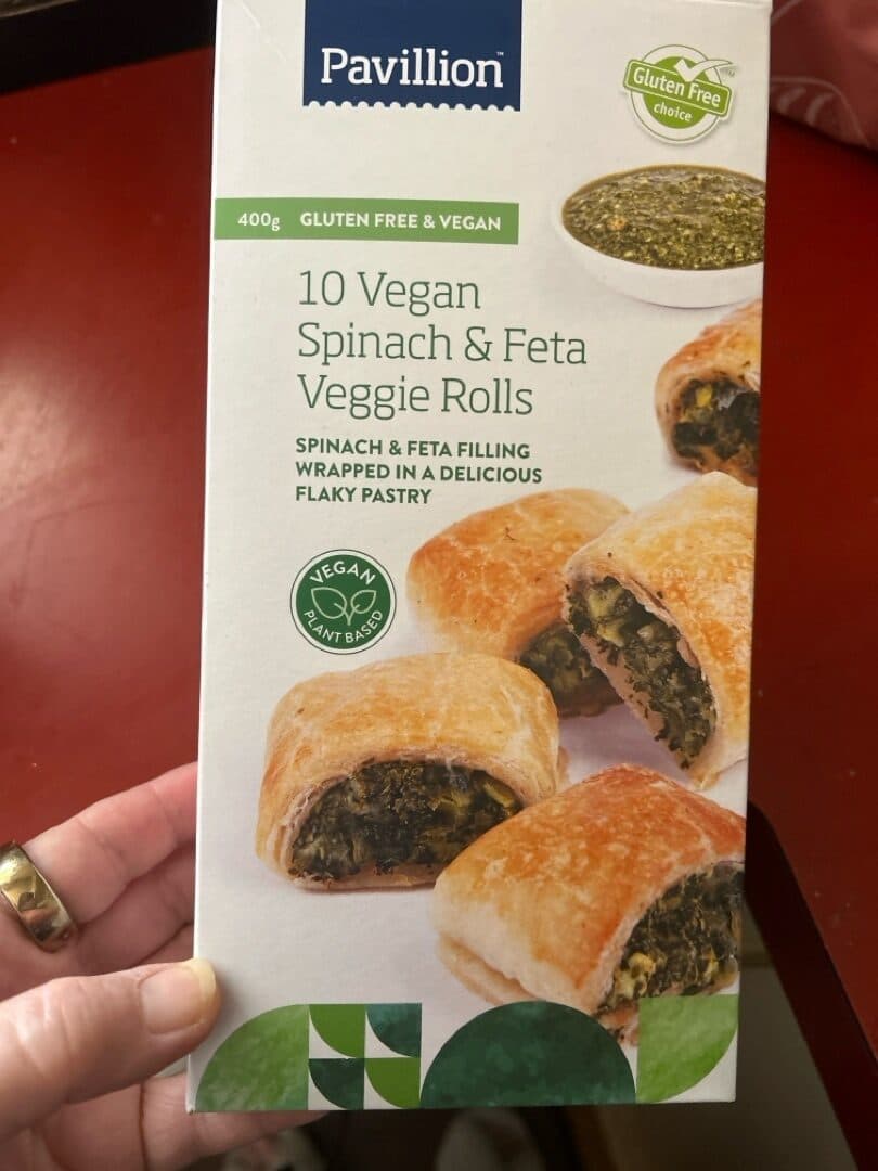 10 Vegan Spinach & Feta Veggie Rolls packshot