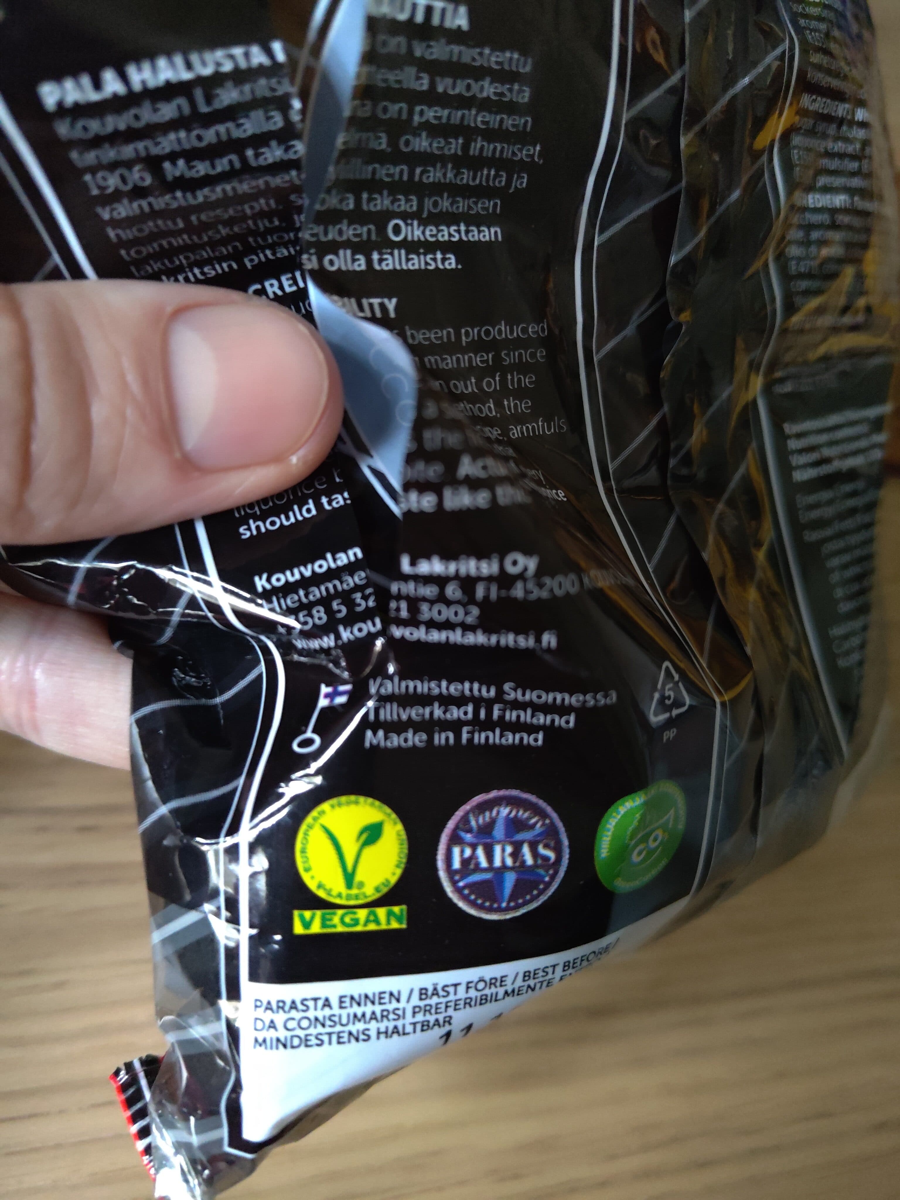 Kouvolan Lakritsi Lakritze packshot