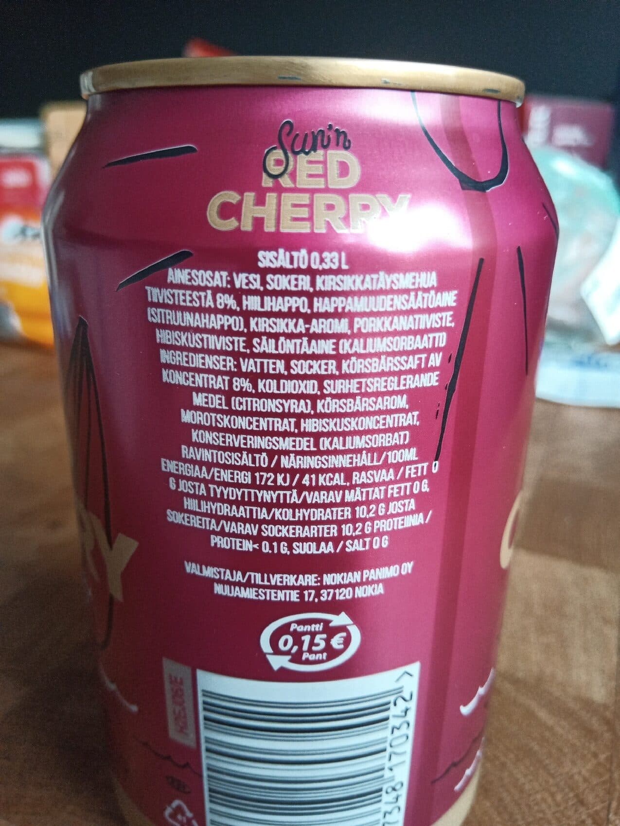 Sun'n Red cherry packshot