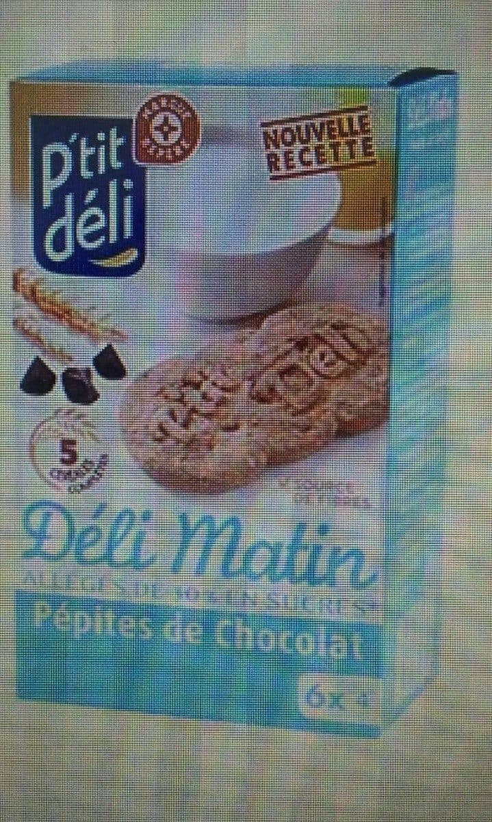 Deli matin pépite de chocolat packshot