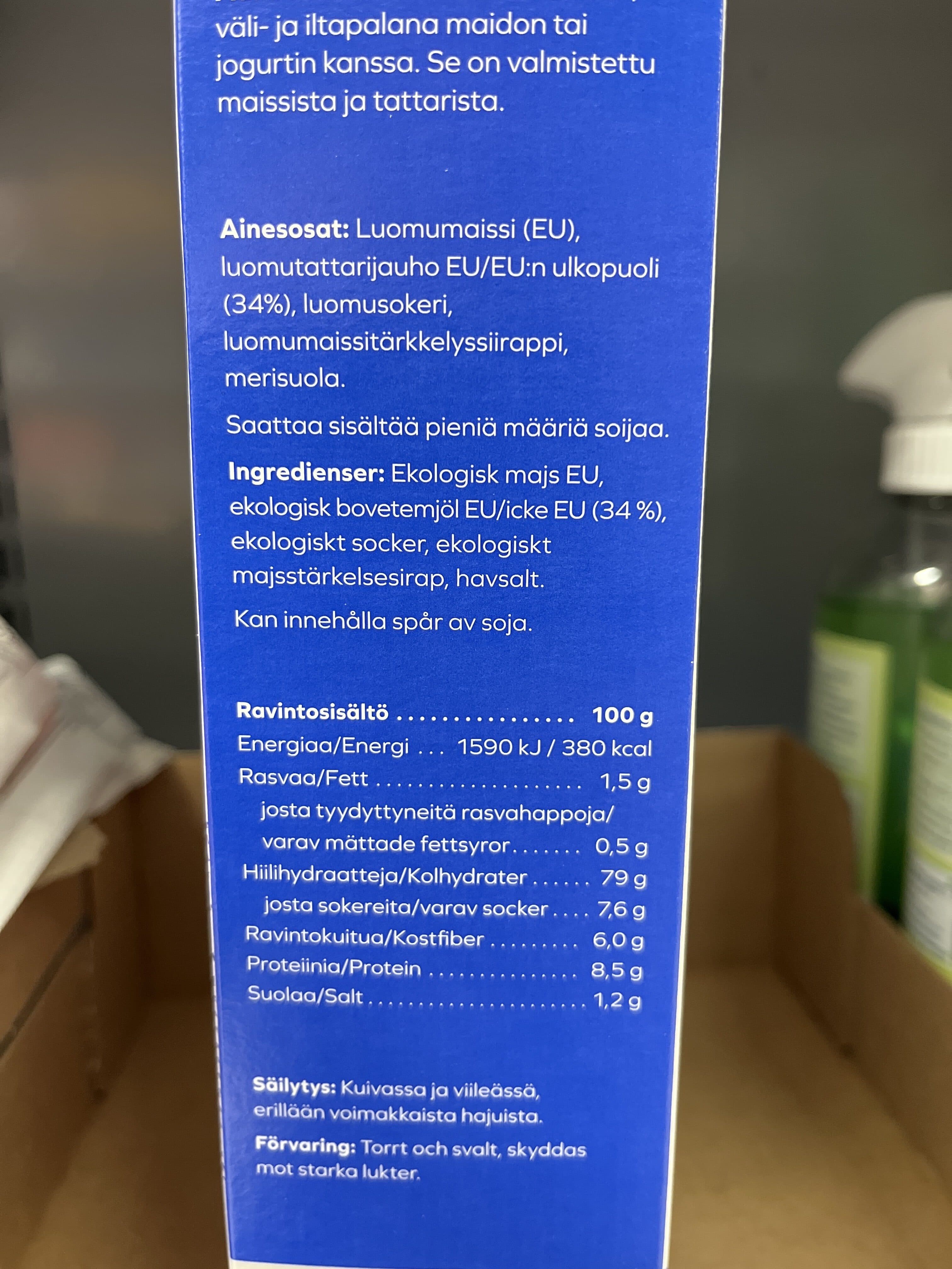 Myllärin Aamiaishiutale tattari packshot