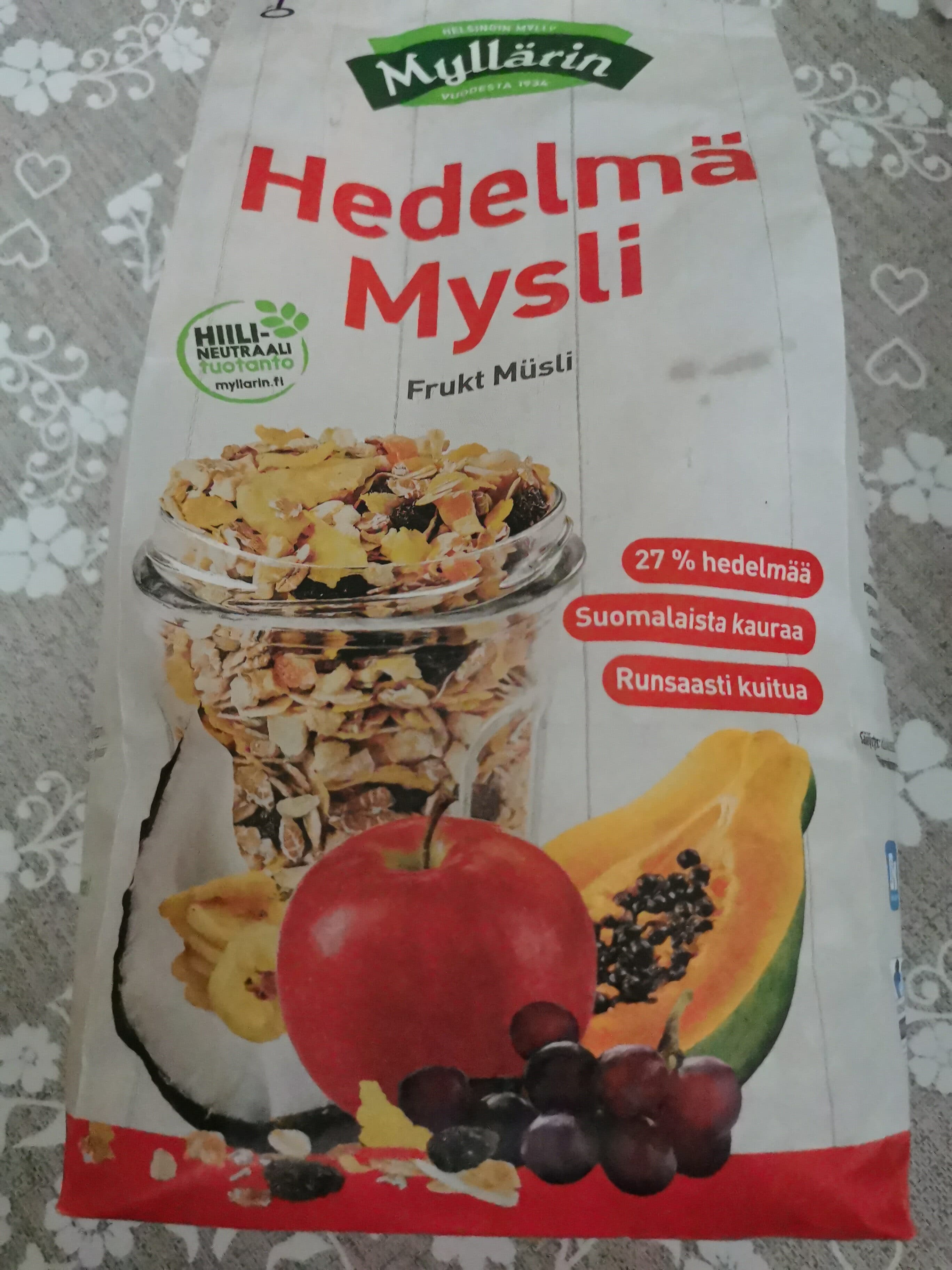 Mylläri Hedelmä mysli packshot