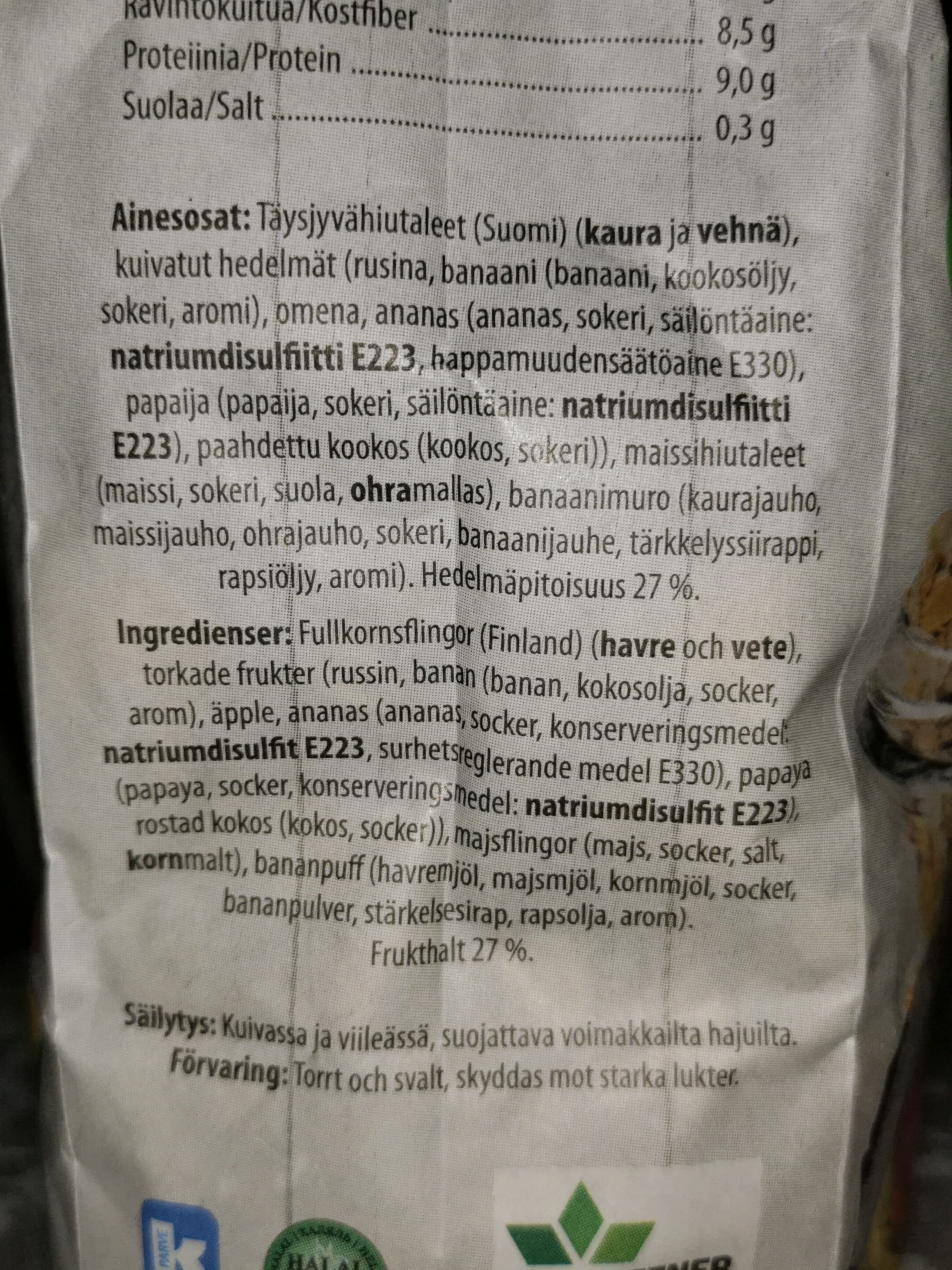 Mylläri Hedelmä mysli packshot