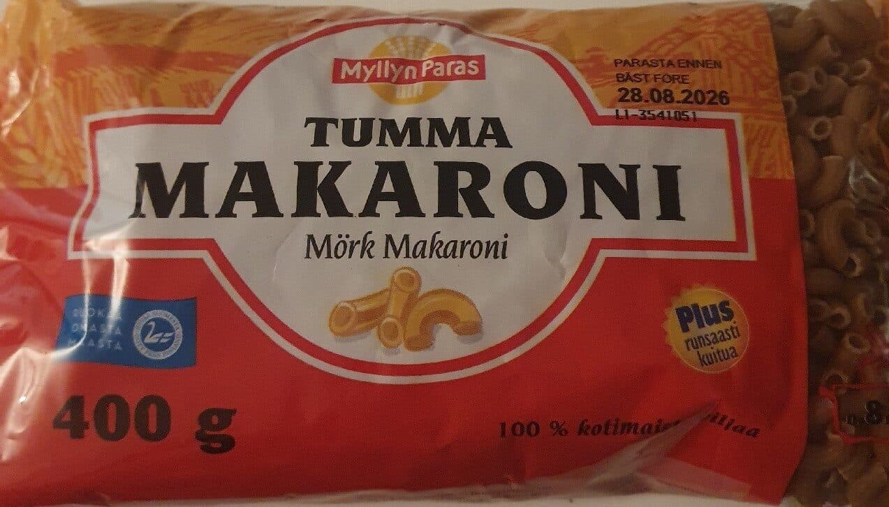 Myllyn paras Myllyn Paras Tumma Makaroni packshot