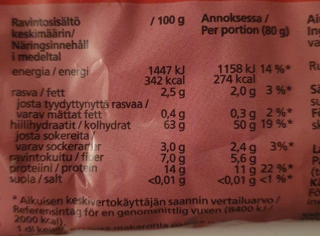 Myllyn paras Myllyn Paras Tumma Makaroni packshot