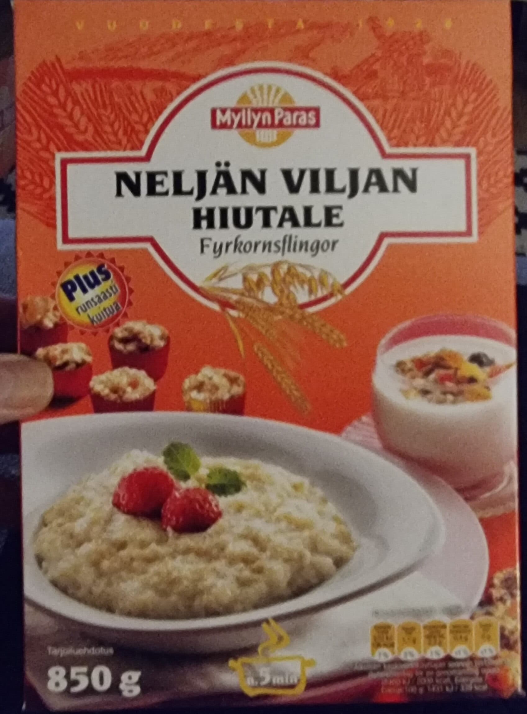 Myllyn Paras Neljän Viljan Hiutale packshot