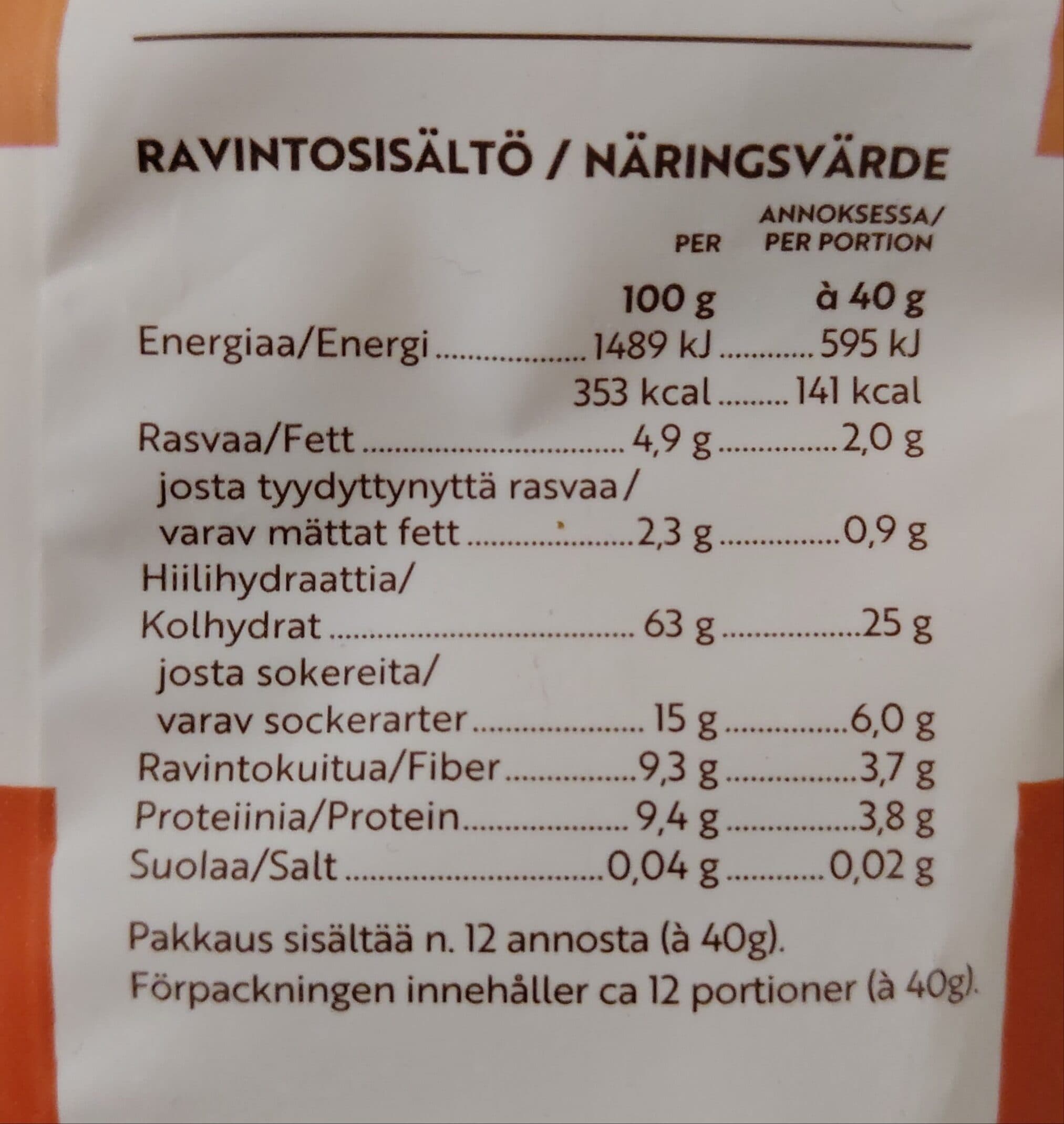 Myllyn Paras Trooppiset Hedelmät packshot