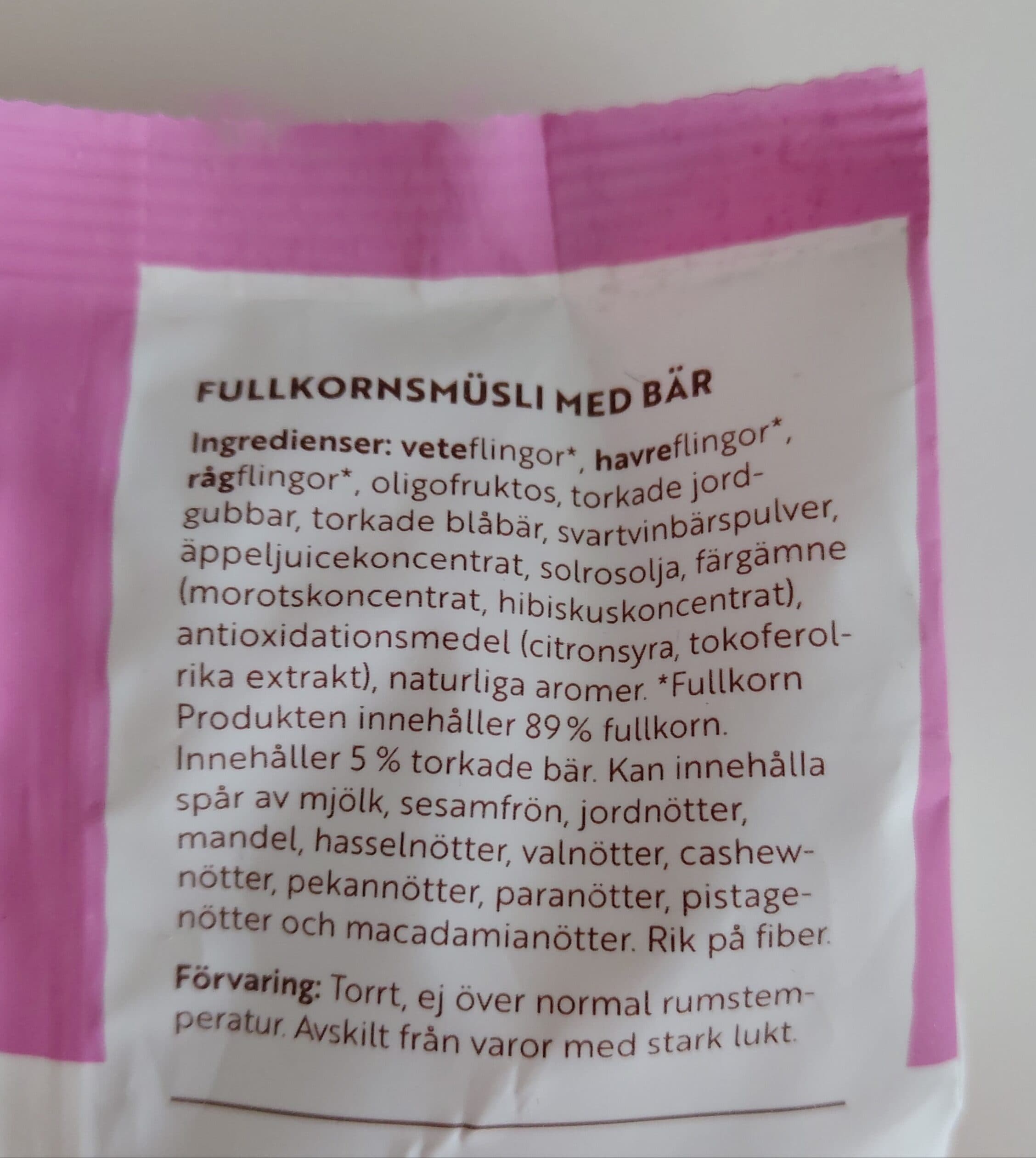 Myllyn Paras Makoisat marjat täysjyvämysli packshot