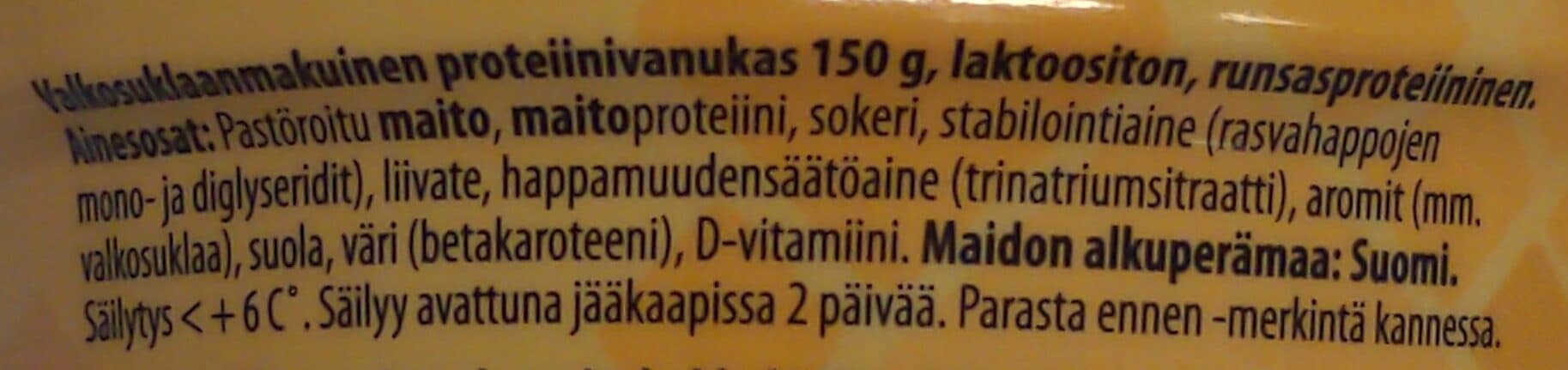 Maitokolmio ProFIT proteiinivanukas valkosuklaa-fudge packshot