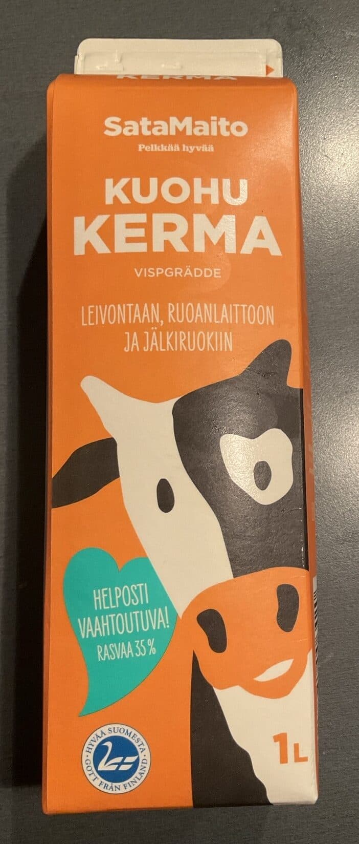 SataMaito Kuohukerma packshot