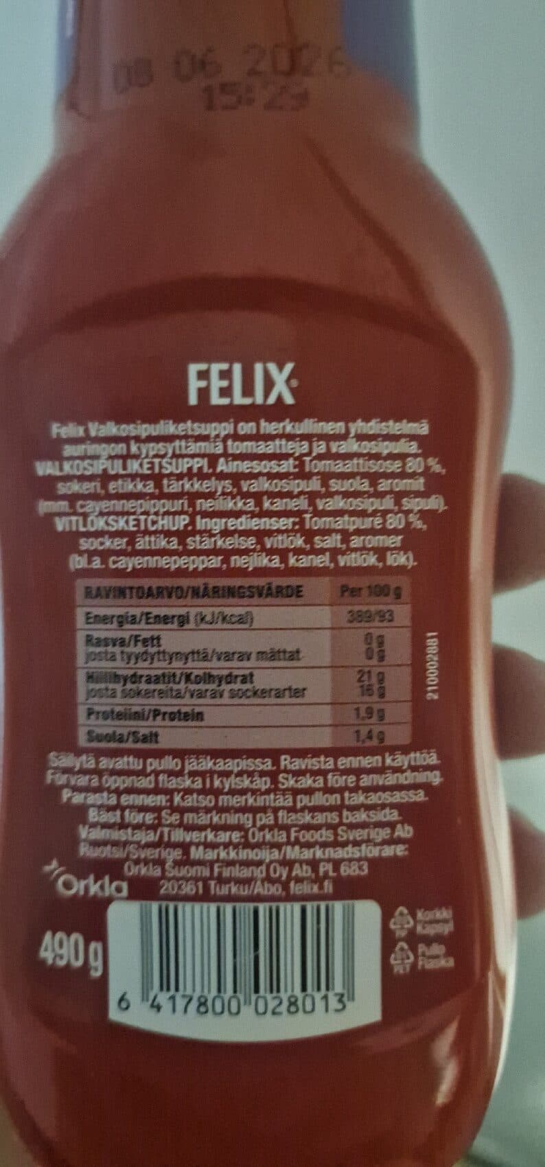 Felix Valkosipuliketsuppi packshot