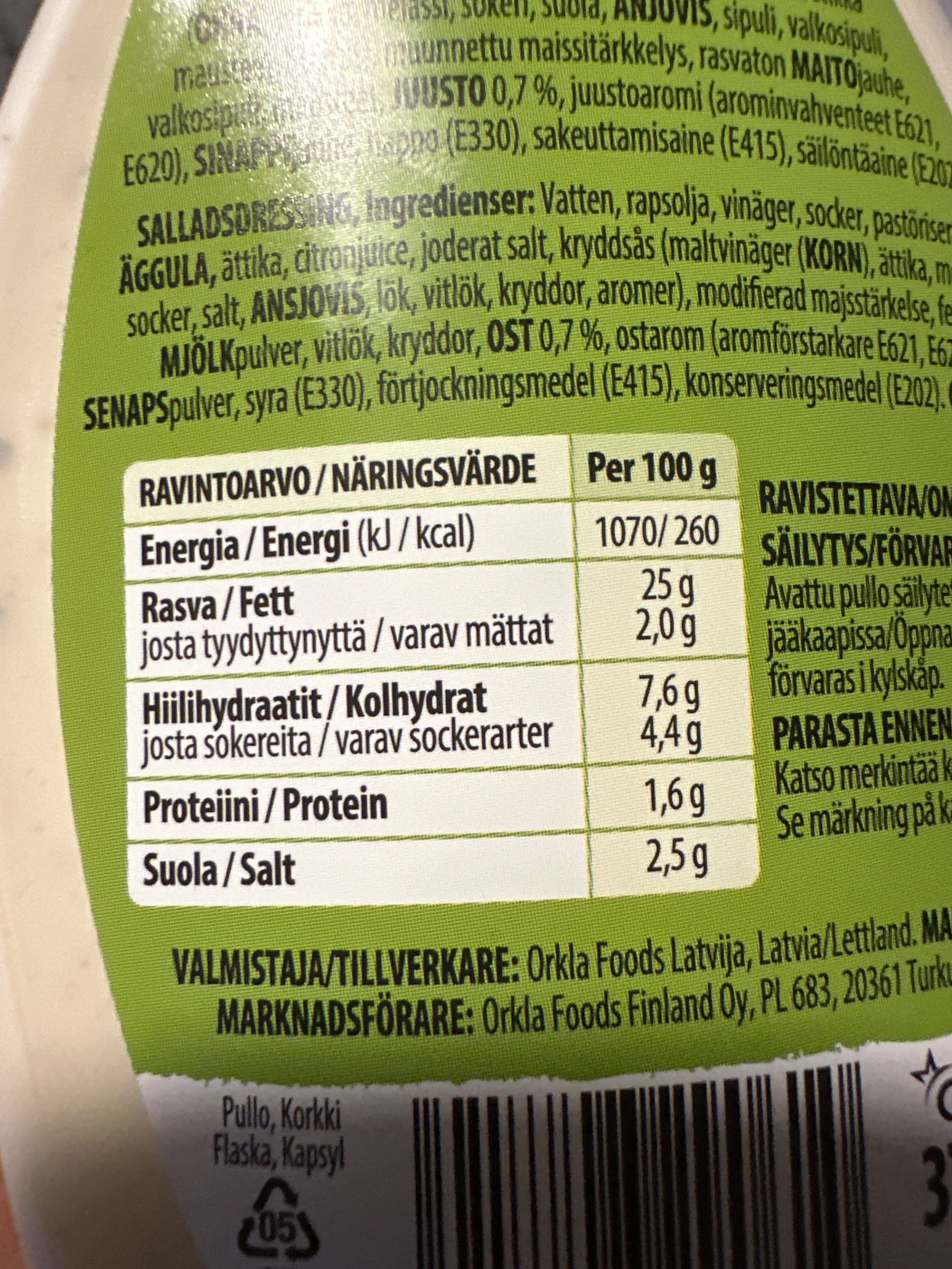 Felix Caesar Salad Dressing packshot