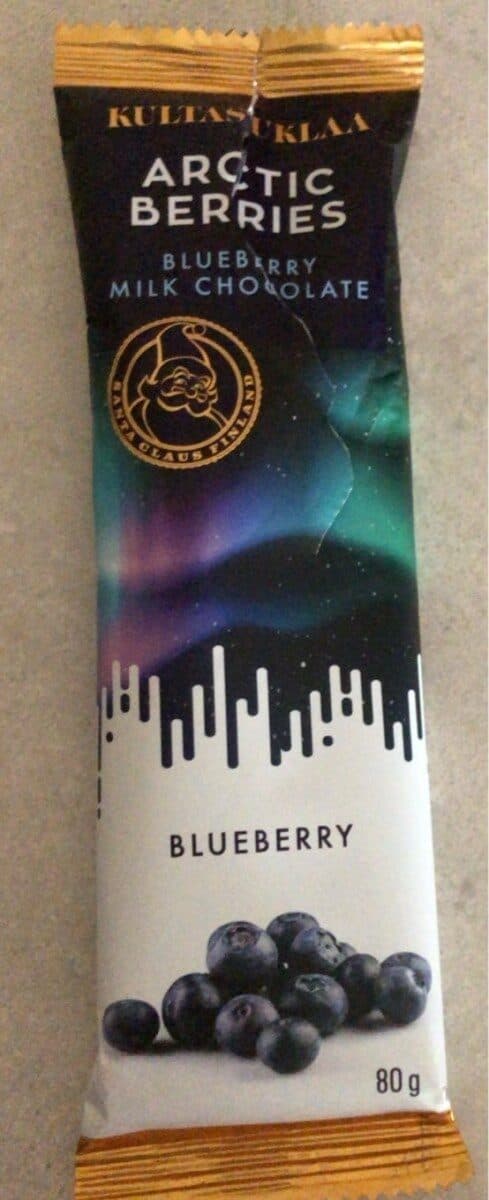 Blueberry milk chocolate packshot