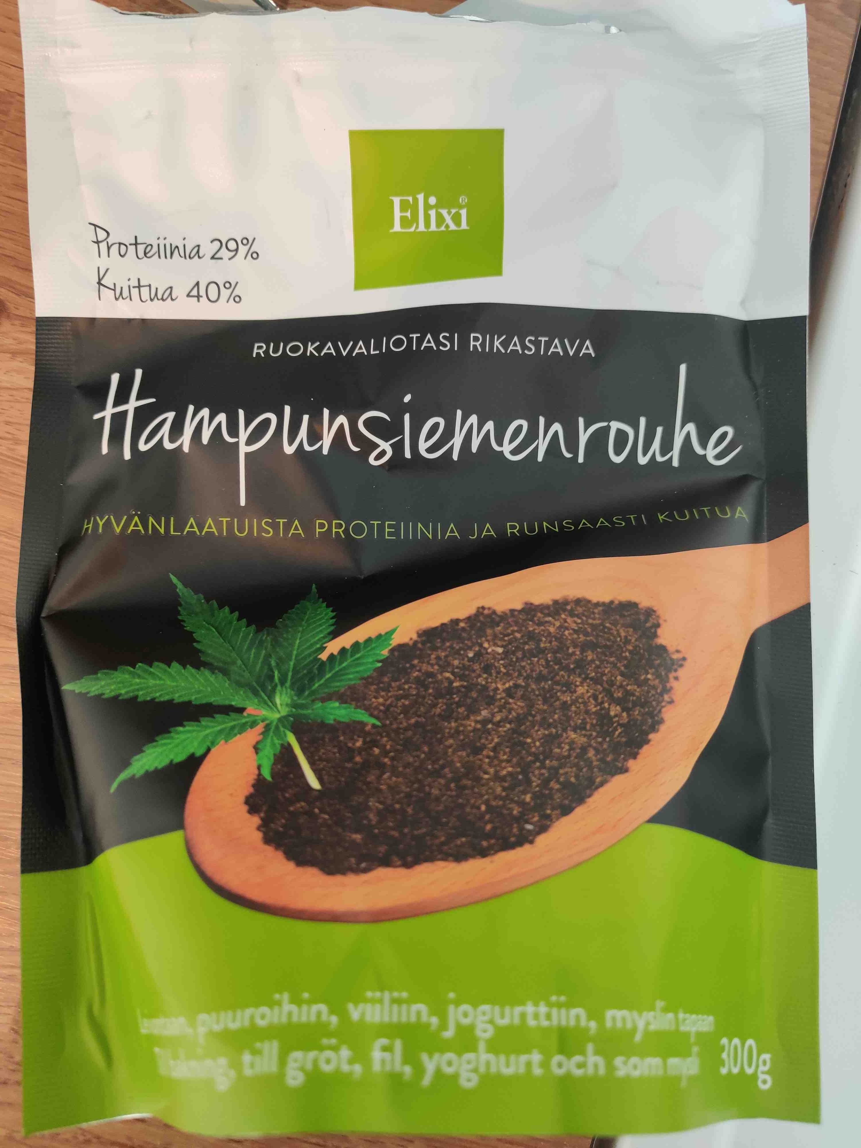 Elixi Hampunsiemenrouhe packshot