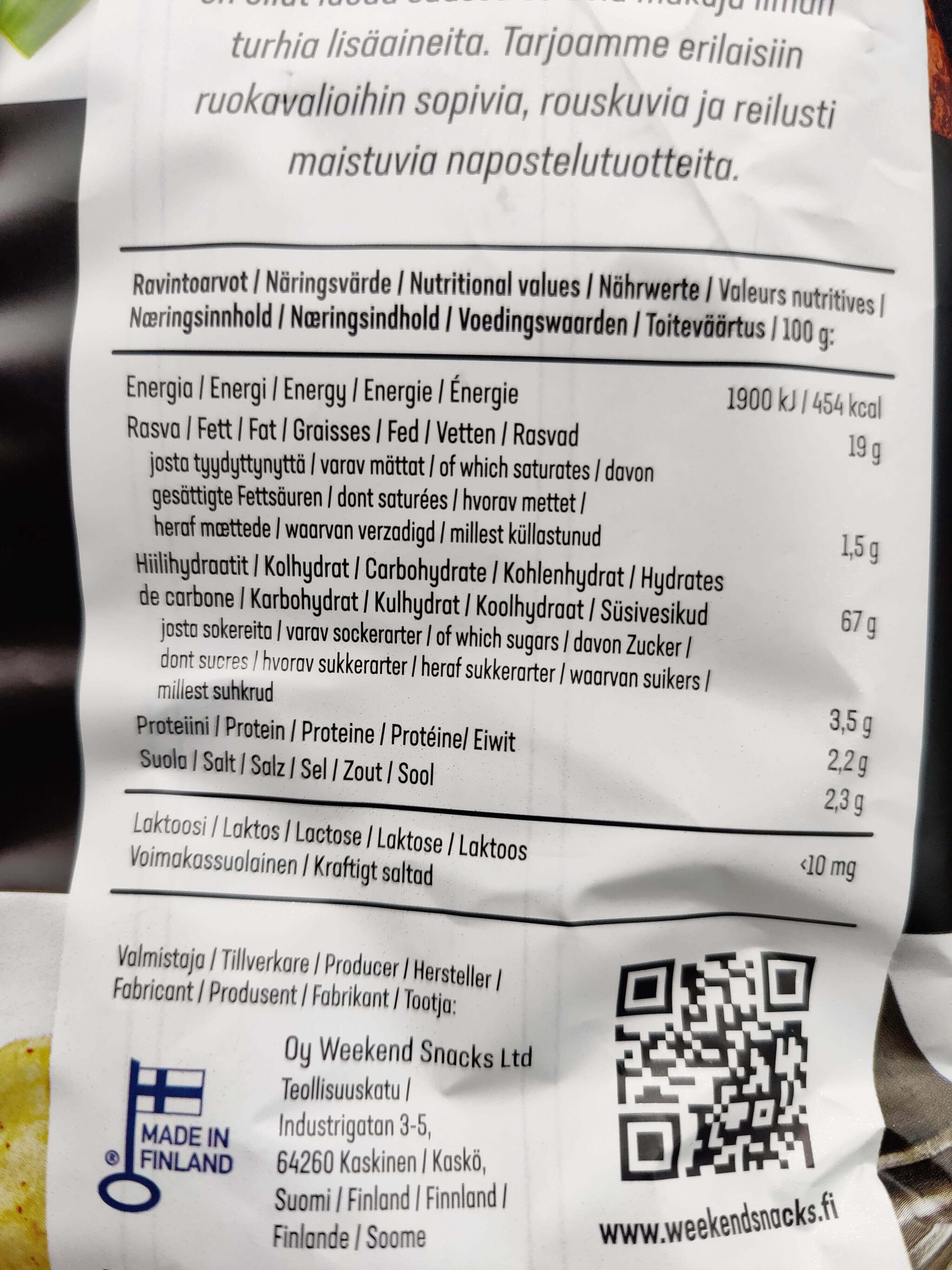 Open Food Facts 6418257311802 packshot