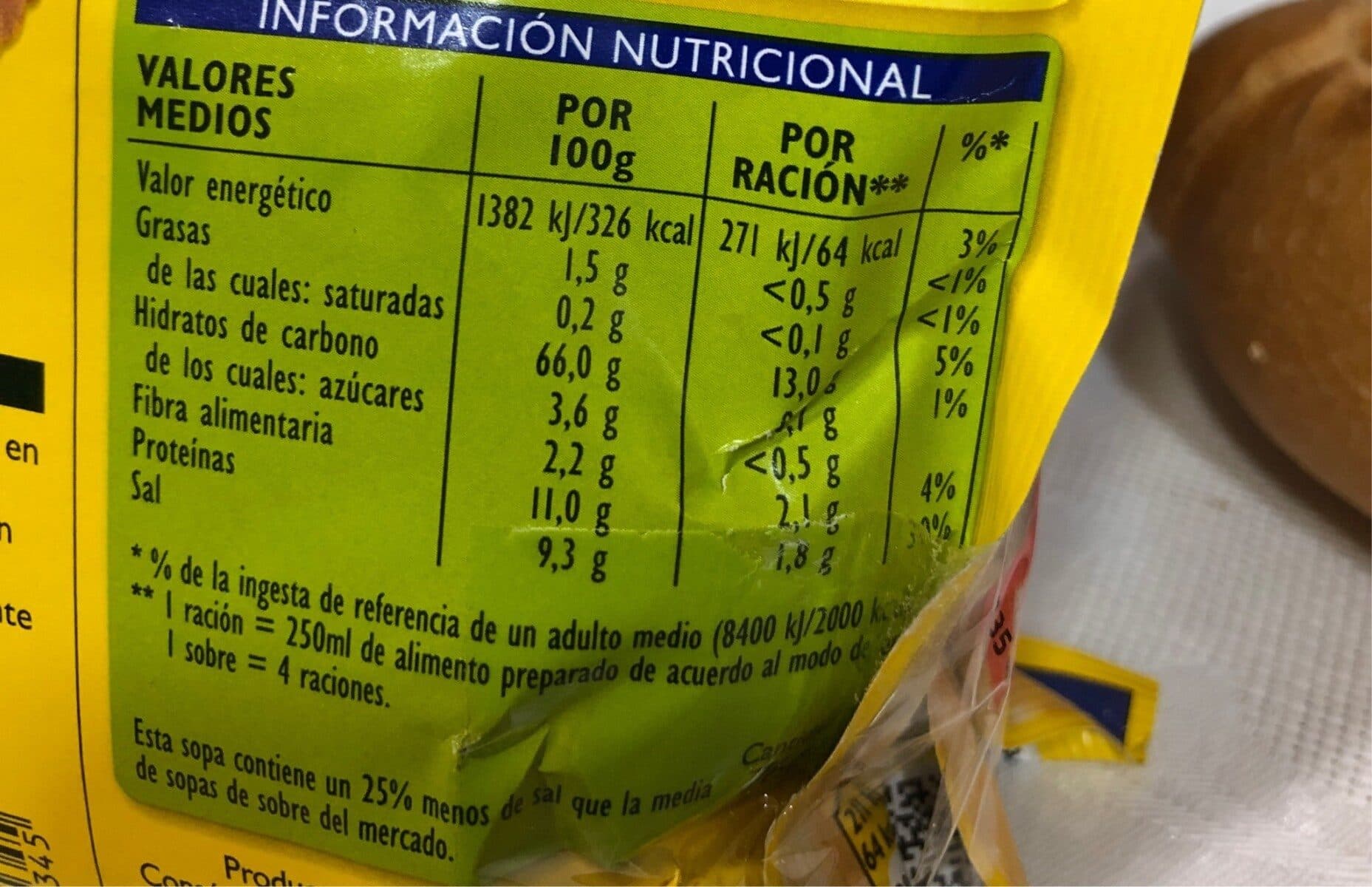 gallina blanca Sopa de ave con fideos packshot