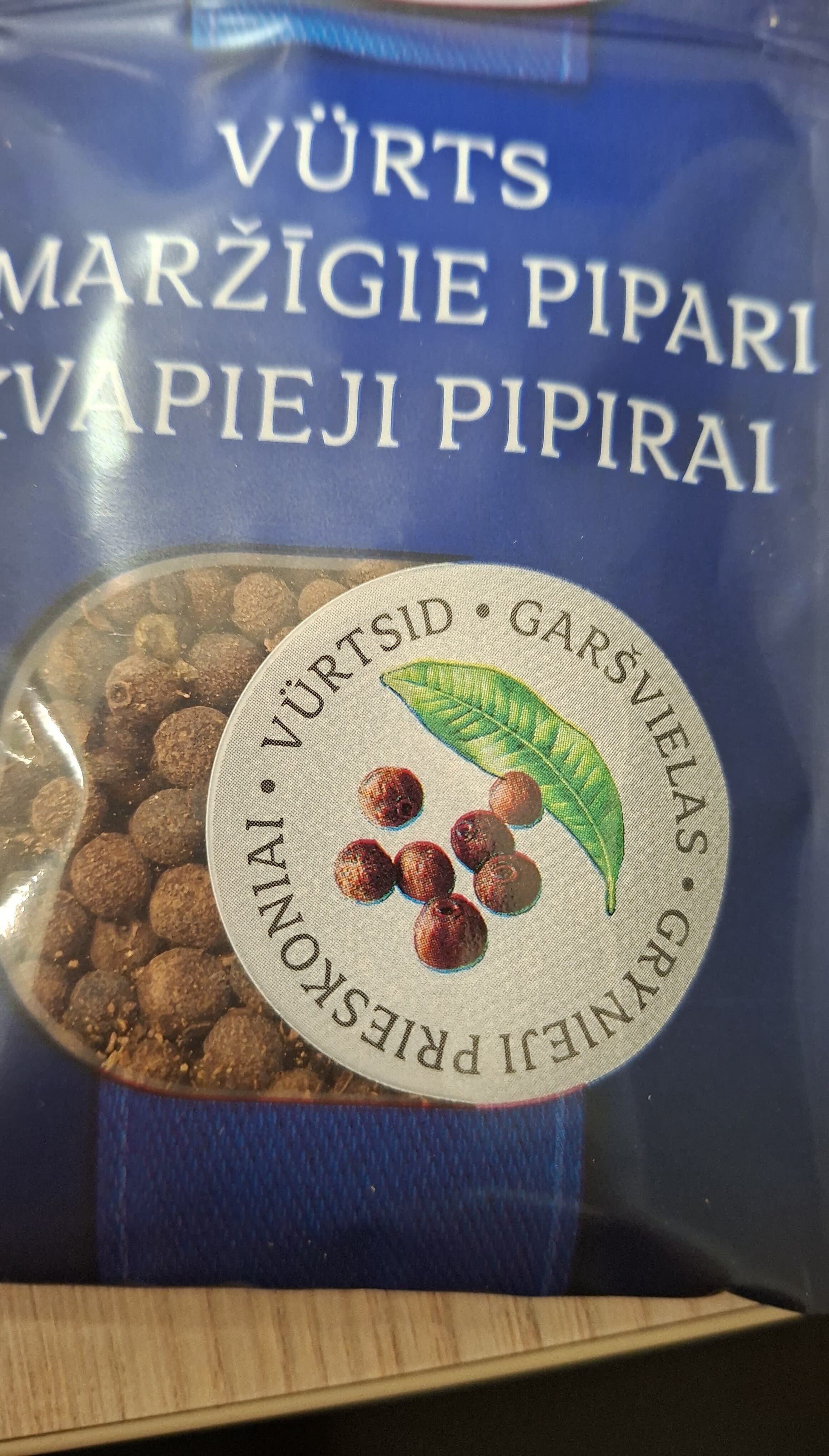 kvapieji pipirai zirneliai santa maria packshot