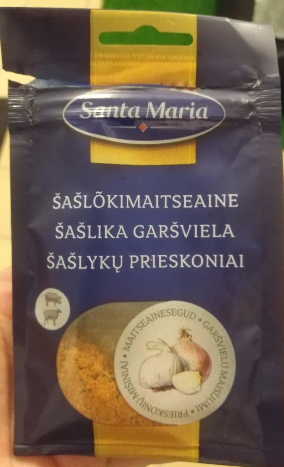 santa maria šašlykų prieskoniai packshot