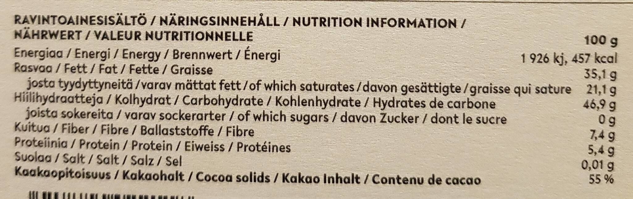 Open Food Facts Worry & Sugar Free Dark Chocolate packshot