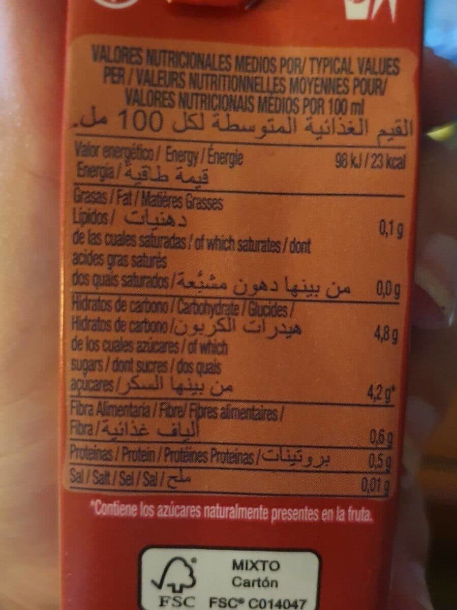 Open Food Facts Zumo melocoton packshot
