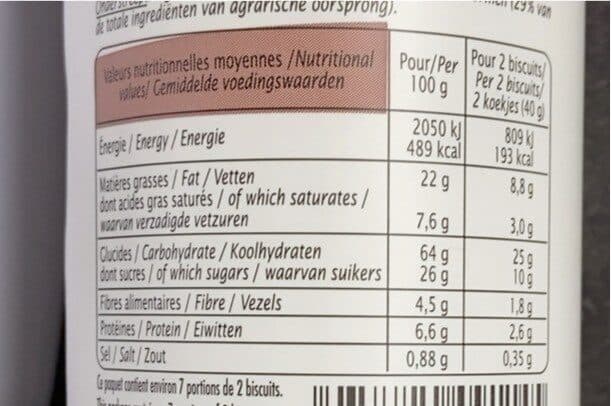 Open Food Facts Nos Fourrés Chocolar packshot